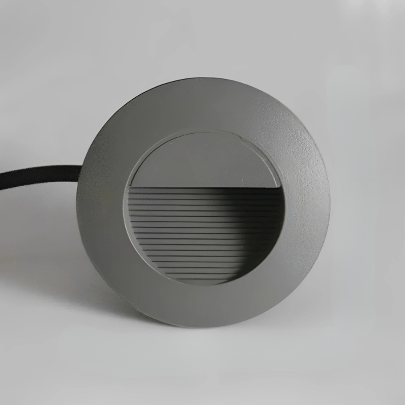 Creston Recessed Step Light – LED Outdoor Wall Stair Lighting Waterproof Modern Deck Pathway Fixture