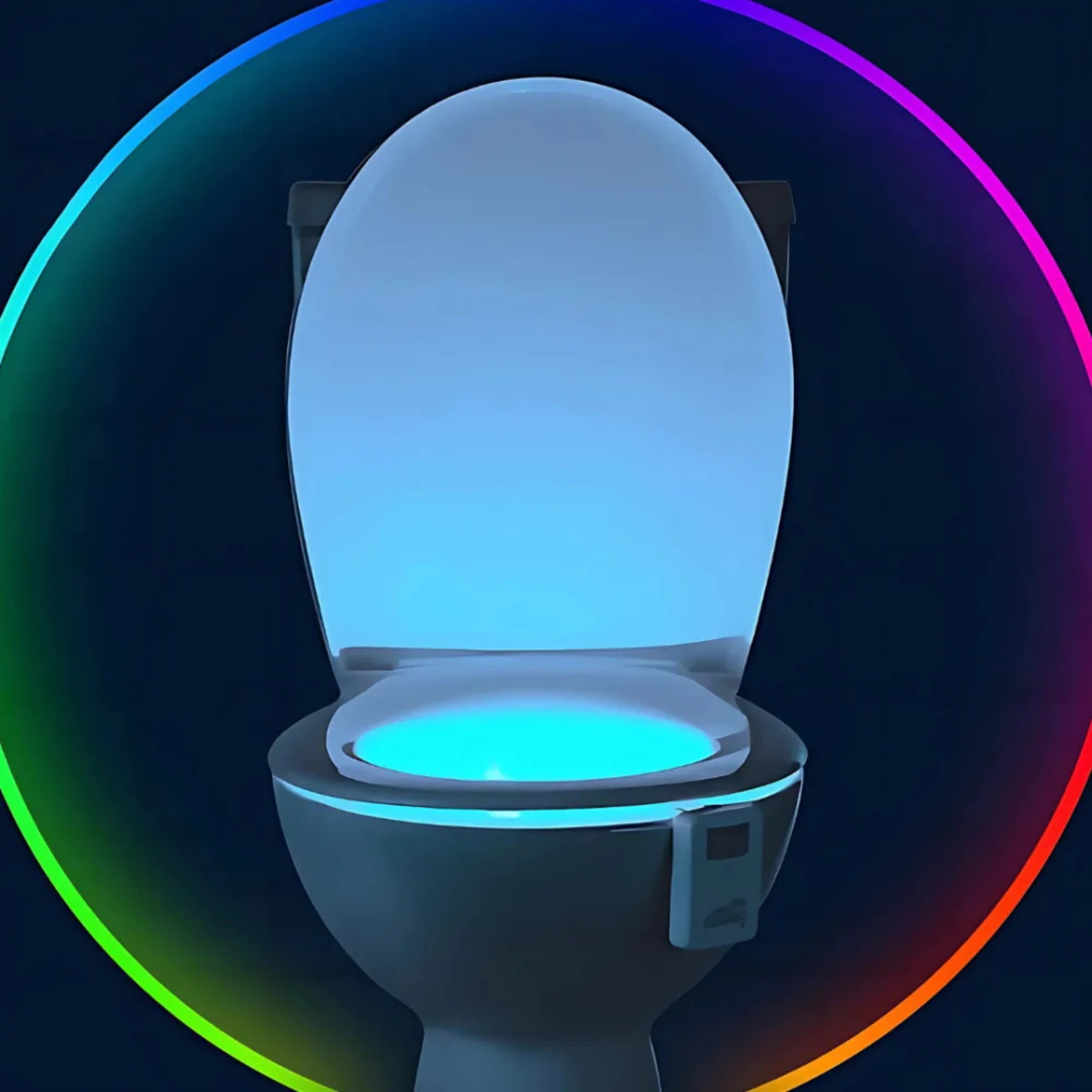 Chromasense Toilet Bowl Light – Motion Sensor LED Bathroom Night Light Color Changing Automatic
