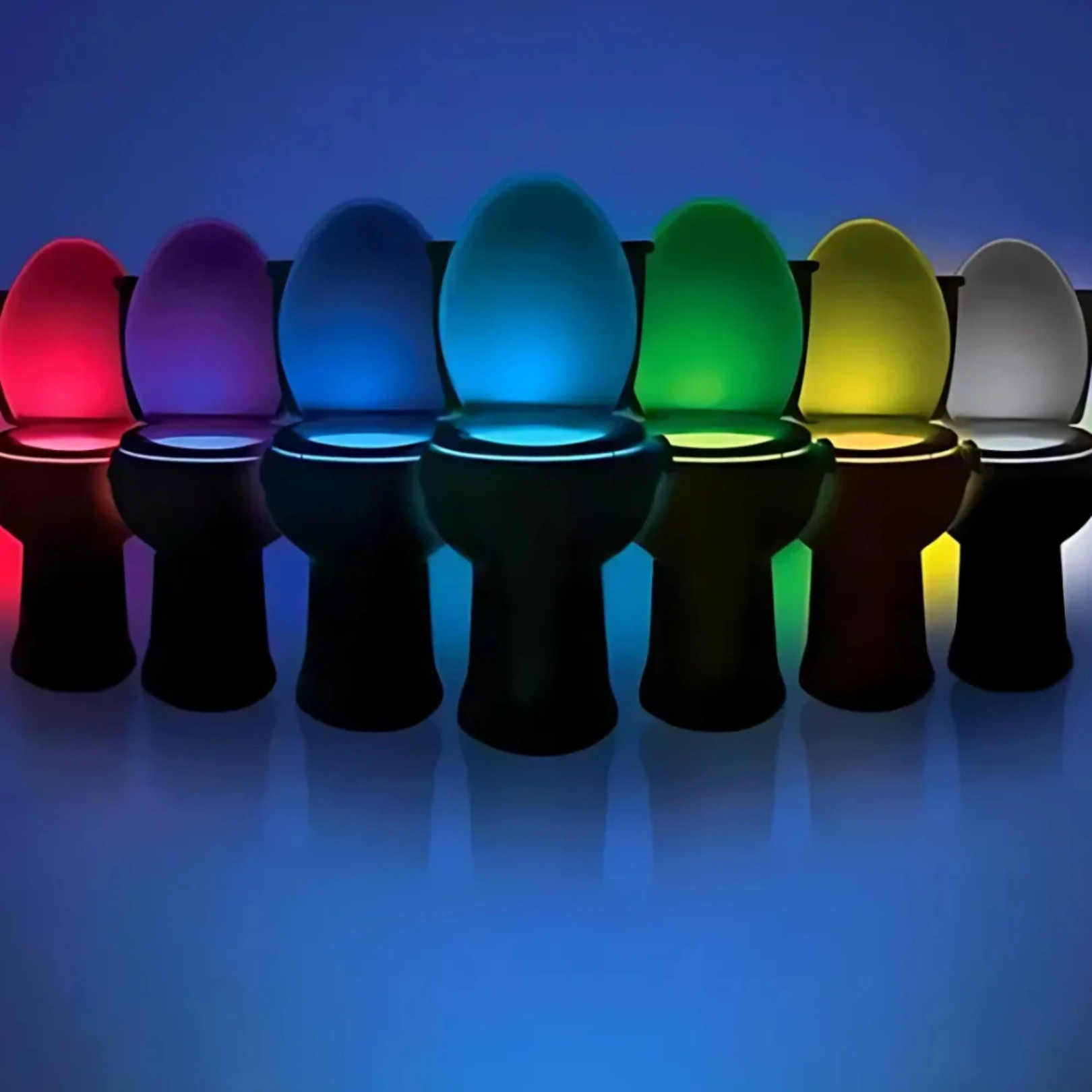 Chromasense Toilet Bowl Light – Motion Sensor LED Bathroom Night Light Color Changing Automatic