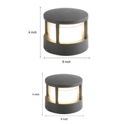 Round Diffused LED Ground Lights – Waterproof Outdoor Landscape Path Lamps