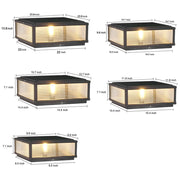 Modern Solar Post Cap Light – Waterproof Outdoor Fence & Pillar Fixture