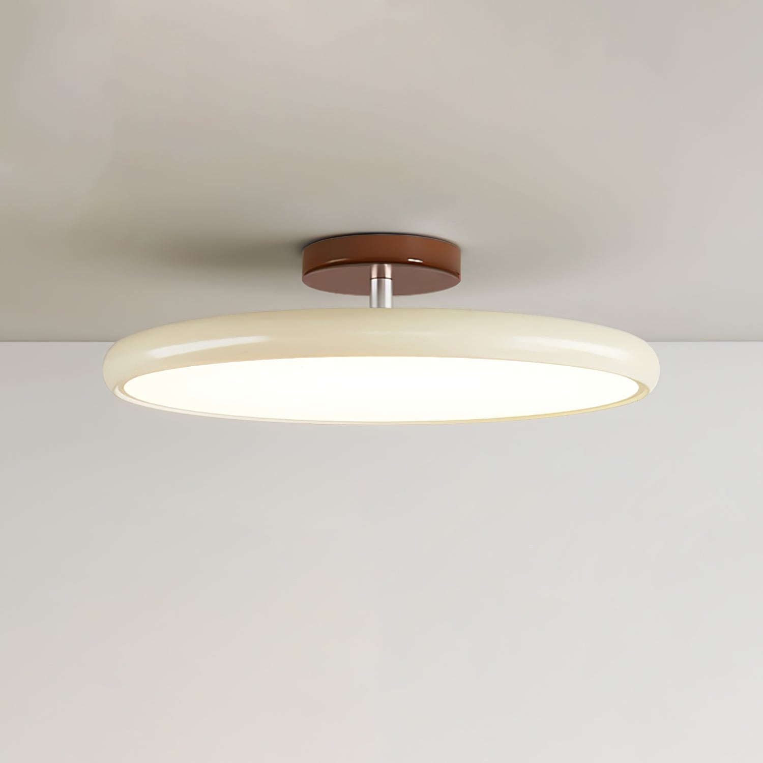 Drame Glow Ceiling Light – Adjustable LED Semi-Flush Ceiling Lighting Fixture