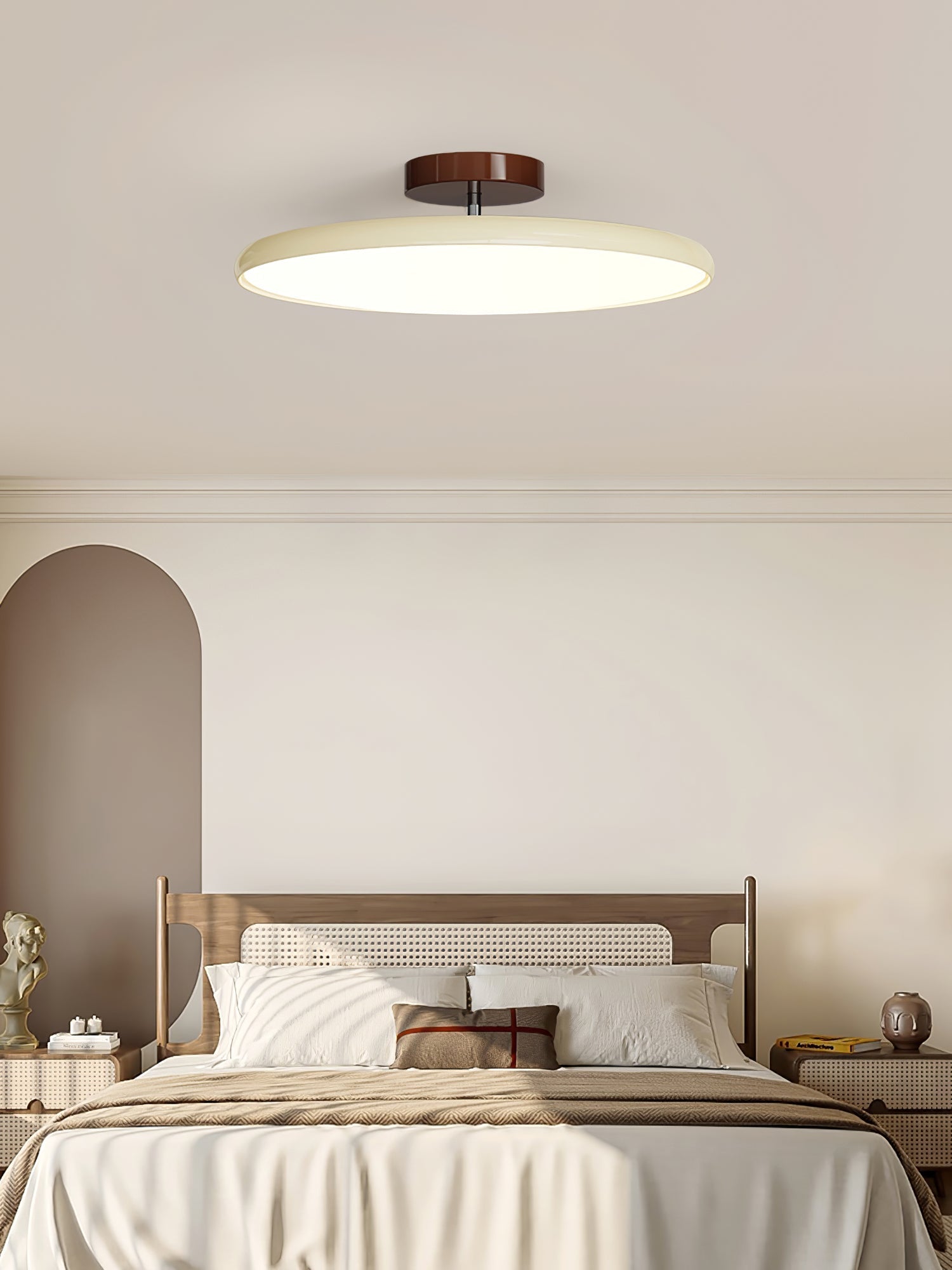 Drame Glow Ceiling Light – Adjustable LED Semi-Flush Ceiling Lighting Fixture