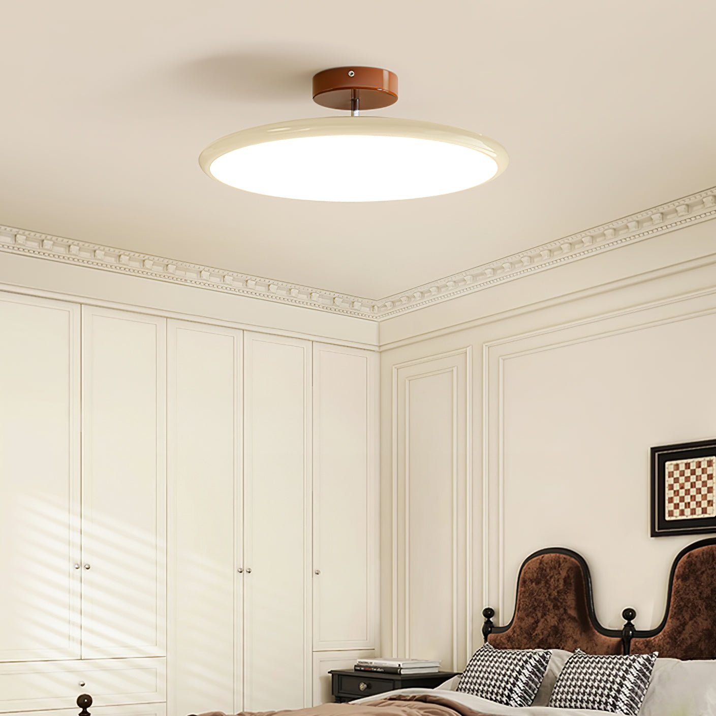Drame Glow Ceiling Light – Adjustable LED Semi-Flush Ceiling Lighting Fixture