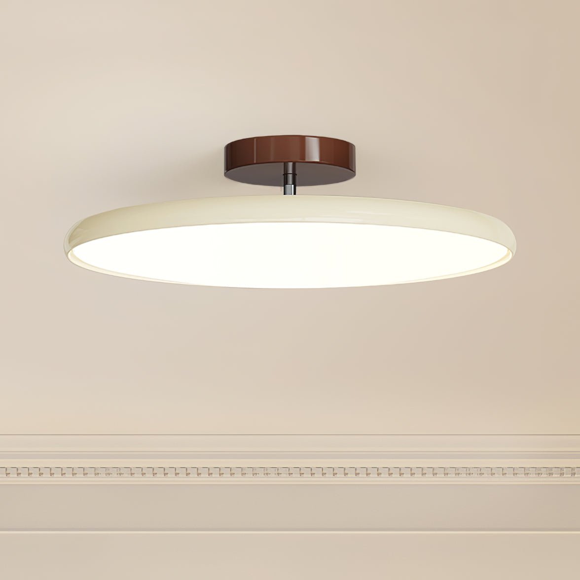 Drame Glow Ceiling Light – Adjustable LED Semi-Flush Ceiling Lighting Fixture