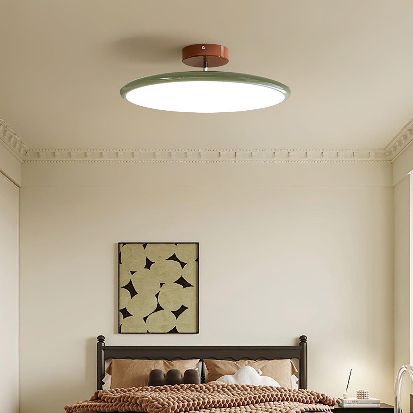 Drame Glow Ceiling Light – Adjustable LED Semi-Flush Ceiling Lighting Fixture