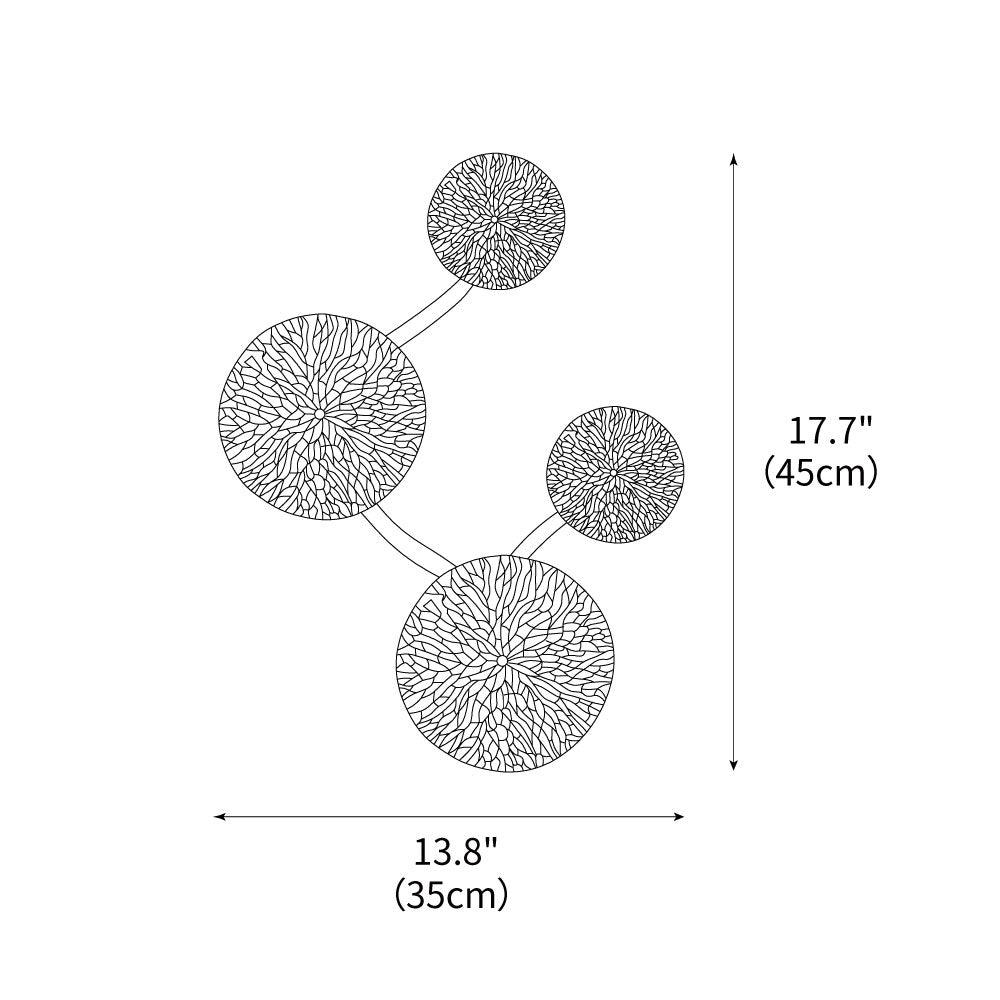 Lotara Petal Wall Lamp – Ceramic Decorative Wall Lighting Fixture