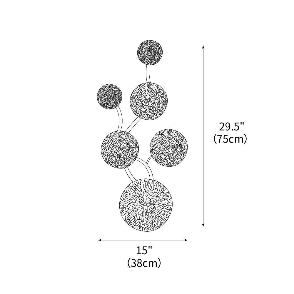 Lotara Petal Wall Lamp – Ceramic Decorative Wall Lighting Fixture