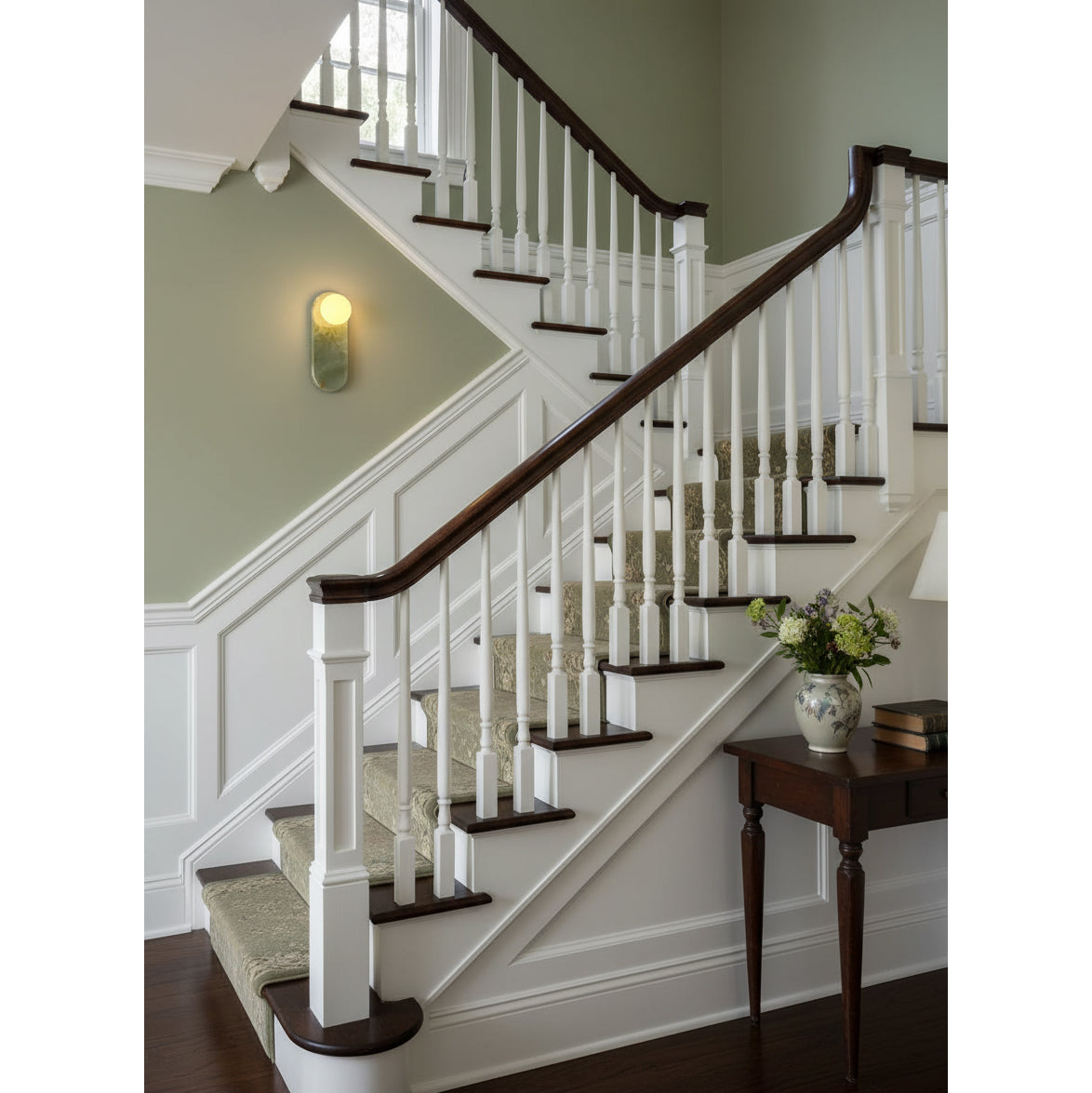 Jade Dome Wall Lamp – Natural Jade Stone Wall Lamp Warm Ambient Glow Bedroom Hallway