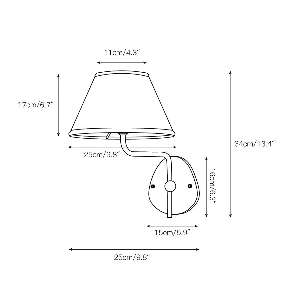 Quiet Dome Wall Sconce – LED Indoor Modern Wall Lighting Fixture