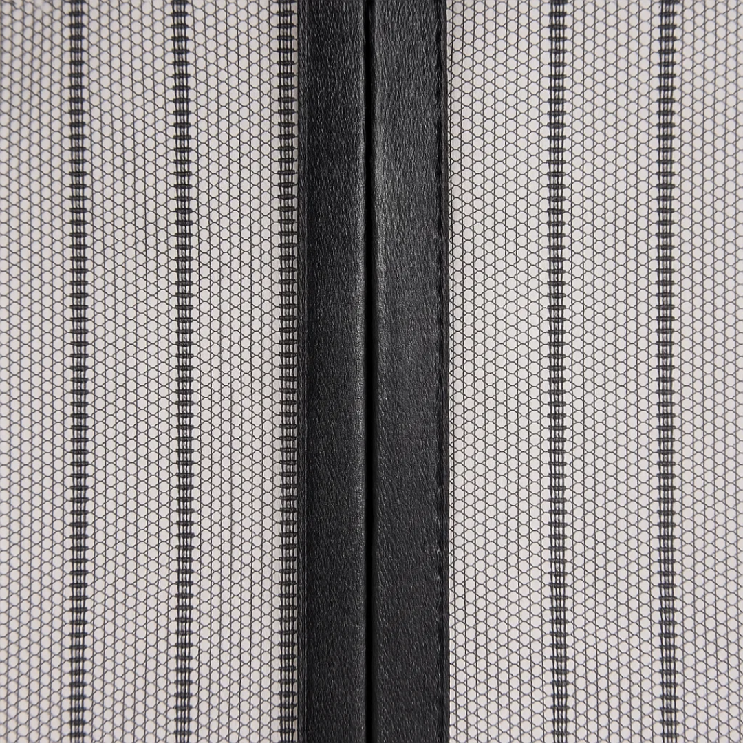 Entrava Magnetic Door Screen – Mesh Insect Curtain Hands Free Entryway Reinforced Edge Black Frame