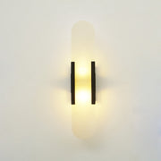 Modern Marble Wall Sconce – Luxury Gold Brass Cylindrical Fixture
