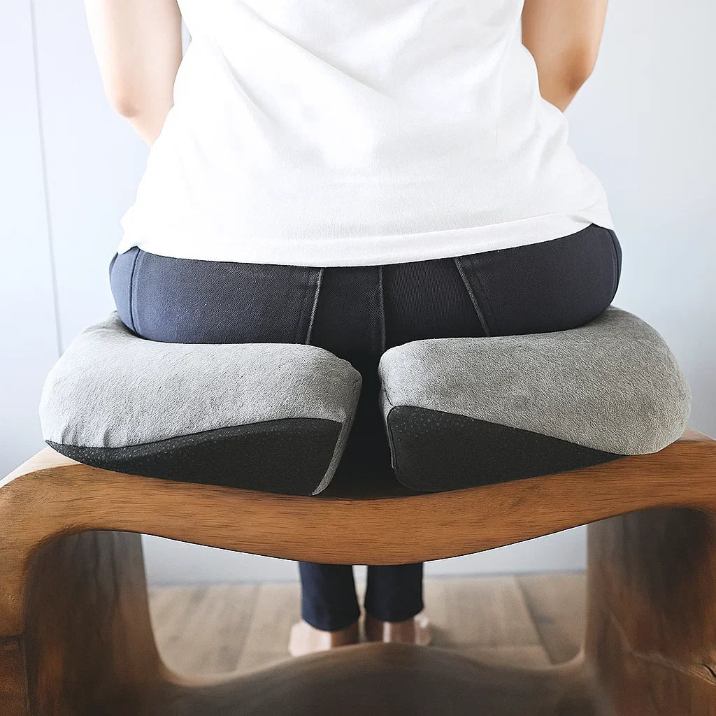 Contourex Seat Cushion – Memory Foam Orthopedic Office Chair Car Seat Coccyx Tailbone Relief Pad