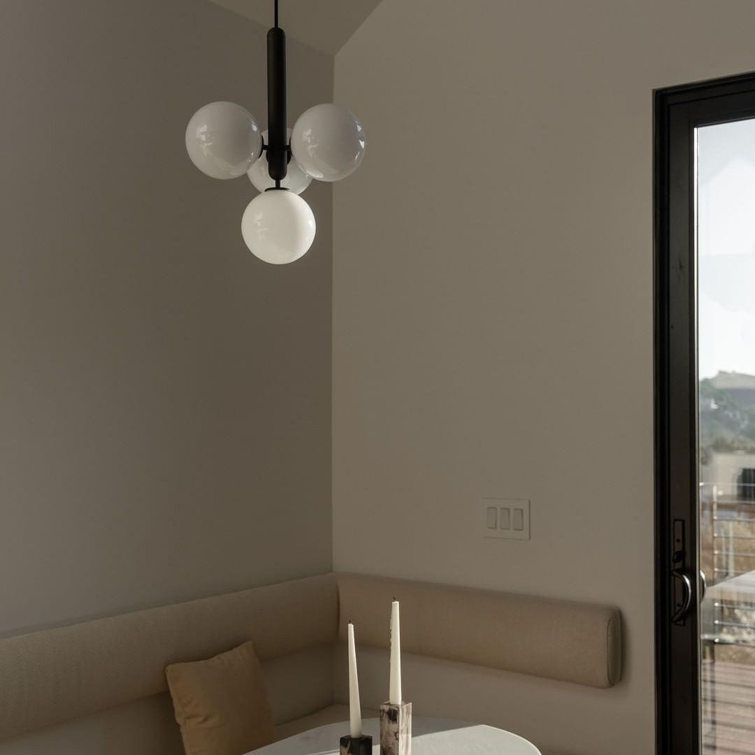 Arcus Clear Globe Pendant – LED Glass Minimal Pendant Lighting Fixture