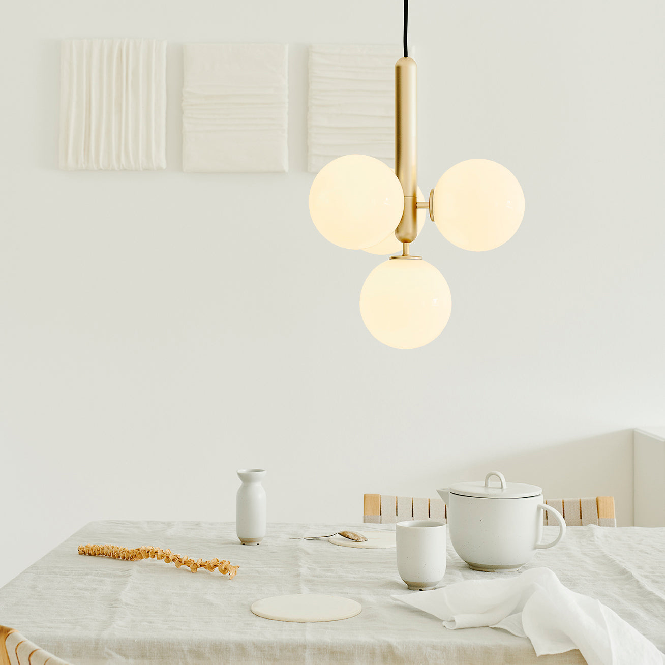 Arcus Clear Globe Pendant – LED Glass Minimal Pendant Lighting Fixture