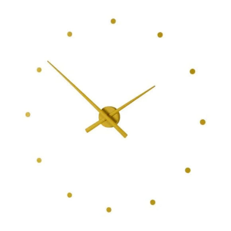 Cronos Minimalist Wall Clock – Large Modern Silent Black Metal Decorative Living Room Bedroom