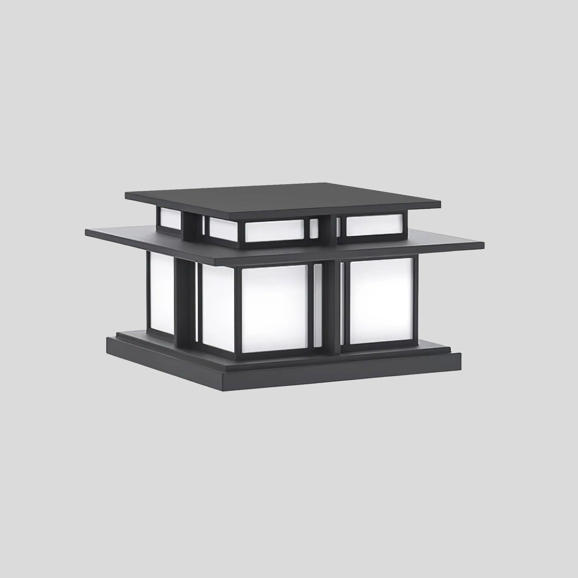 Kaelion Outdoor Bollard Light – Modern LED Post Cap Lantern Waterproof Gate Column Landscape Lighting