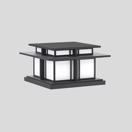 Kaelion Outdoor Bollard Light – Modern LED Post Cap Lantern Waterproof Gate Column Landscape Lighting