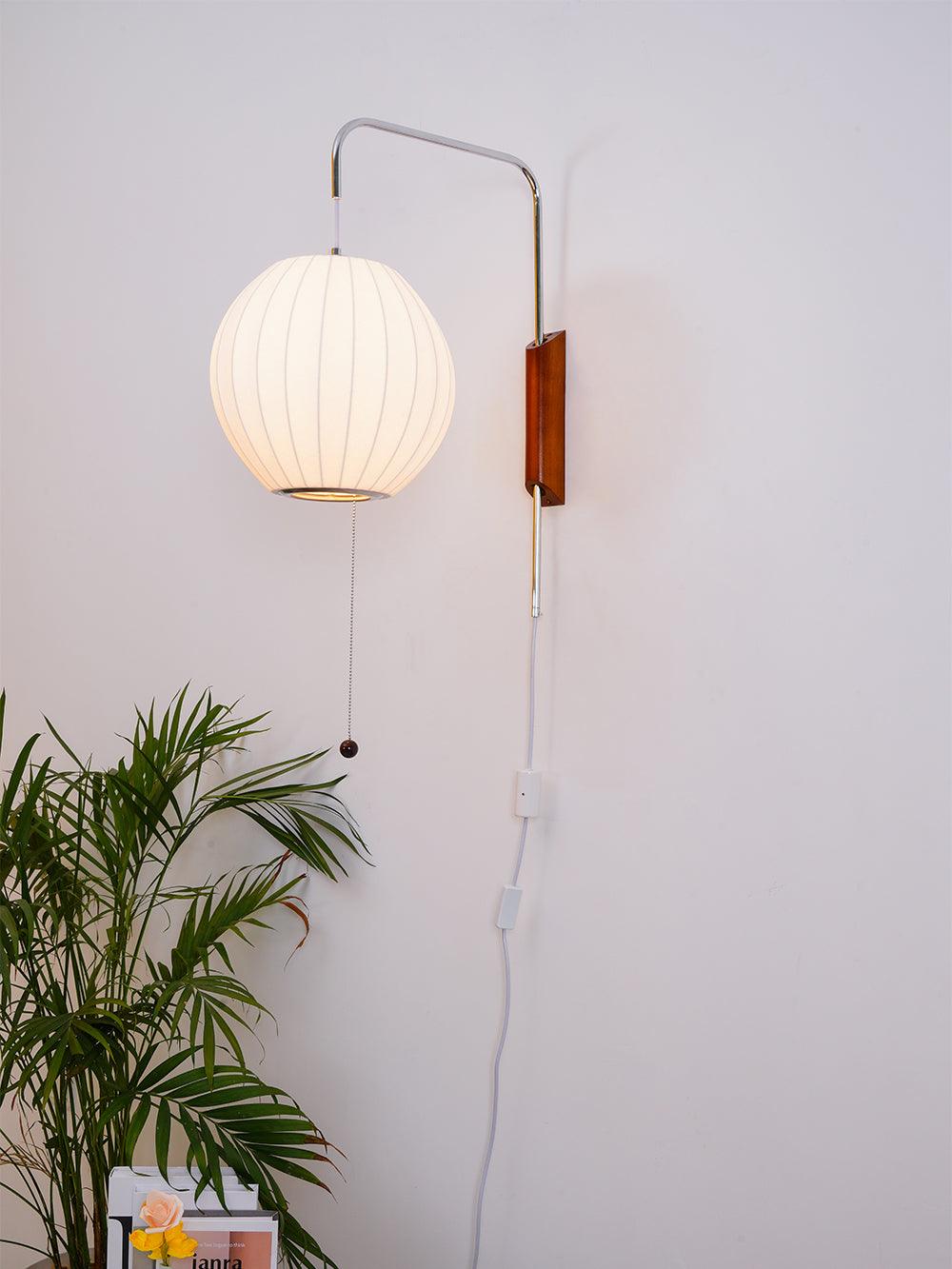 Orbix Swing Arm Wall Lamp – Adjustable Plug-In Wall Lighting Fixture