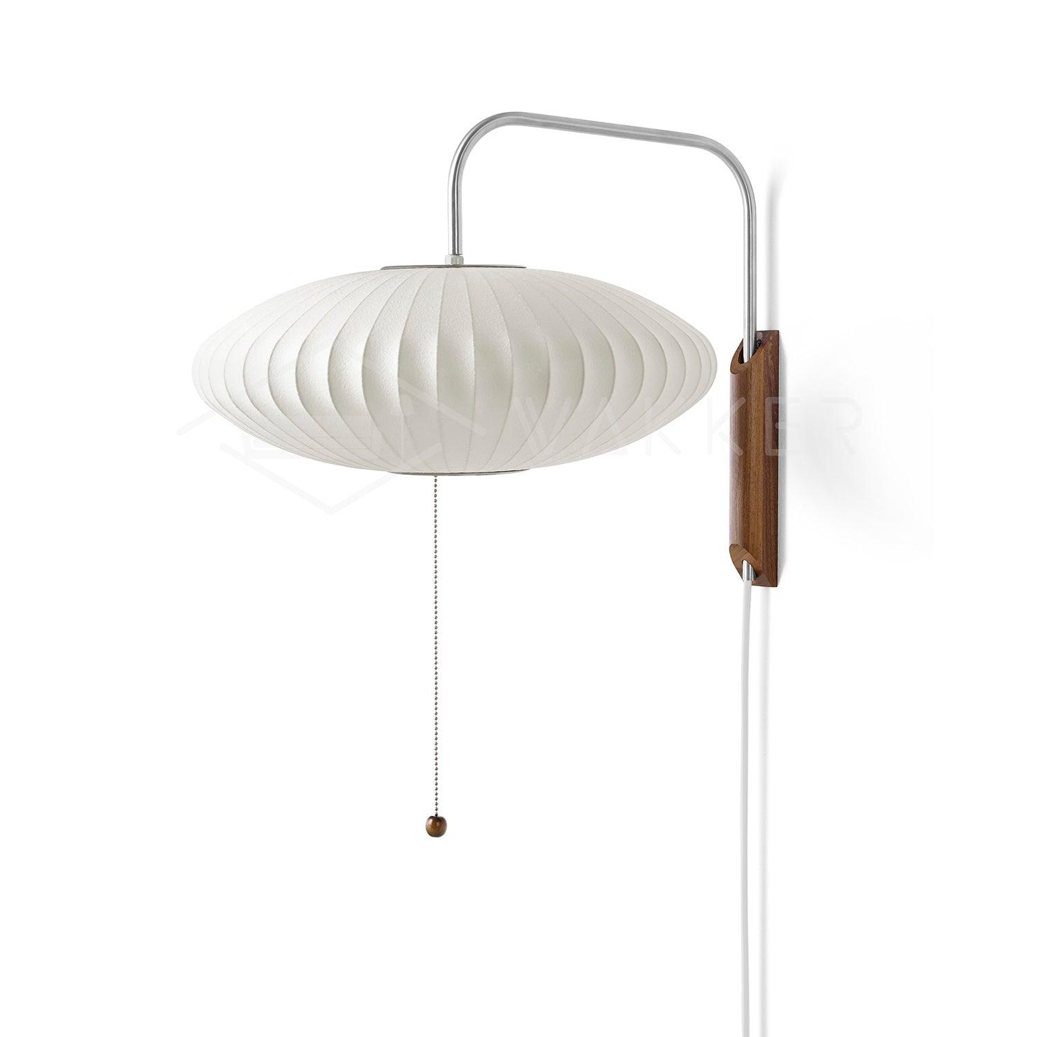 Orbix Swing Arm Wall Lamp – Adjustable Plug-In Wall Lighting Fixture