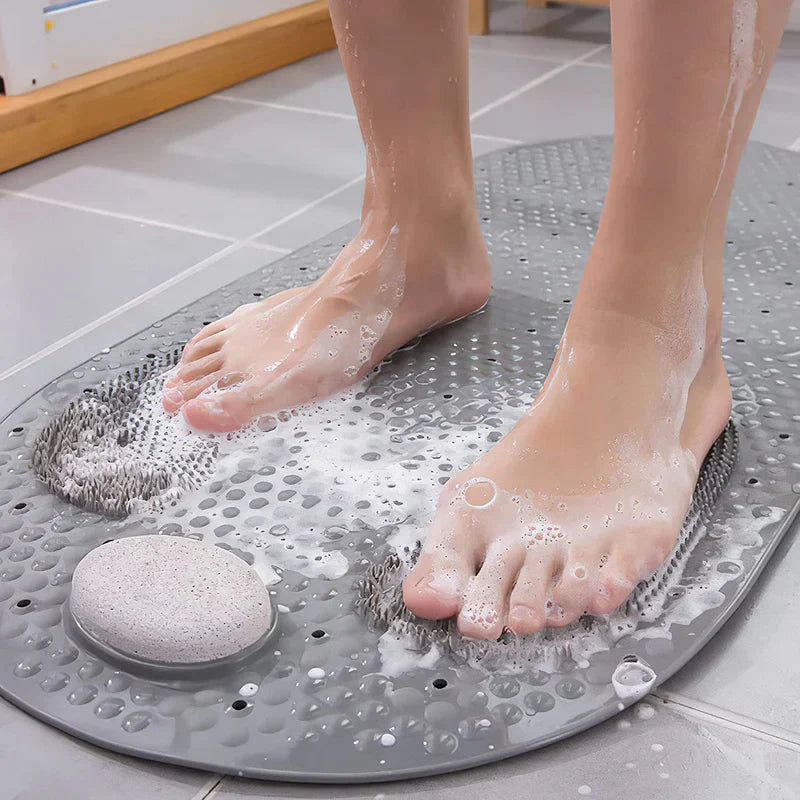 Reflexa Comfort Bath Mat – Non-Slip Shower Mat Suction Cups Massage Textured Bathroom Safety