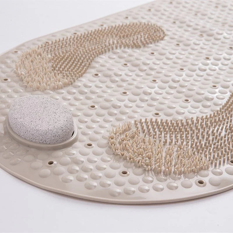 Reflexa Comfort Bath Mat – Non-Slip Shower Mat Suction Cups Massage Textured Bathroom Safety