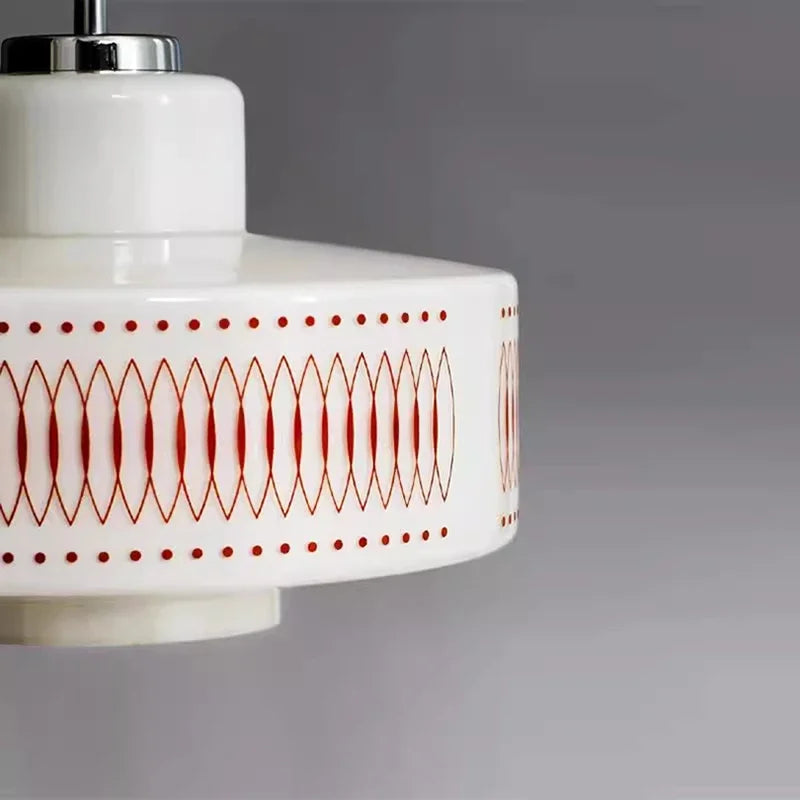 Cortina Tiered Pendant Light – Drum Ceiling Light Fixture Decorative Kitchen Island Dining Room Lighting