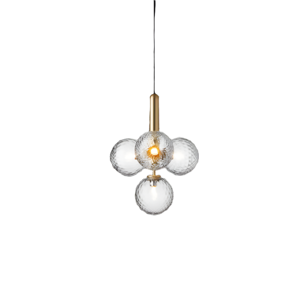 Arcus Clear Globe Pendant – LED Glass Minimal Pendant Lighting Fixture