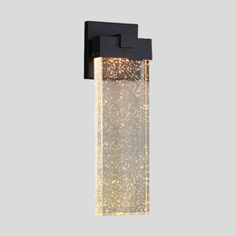 Crystal Bubble LED Outdoor Wall Light – Waterproof Modern Exterior Sconce