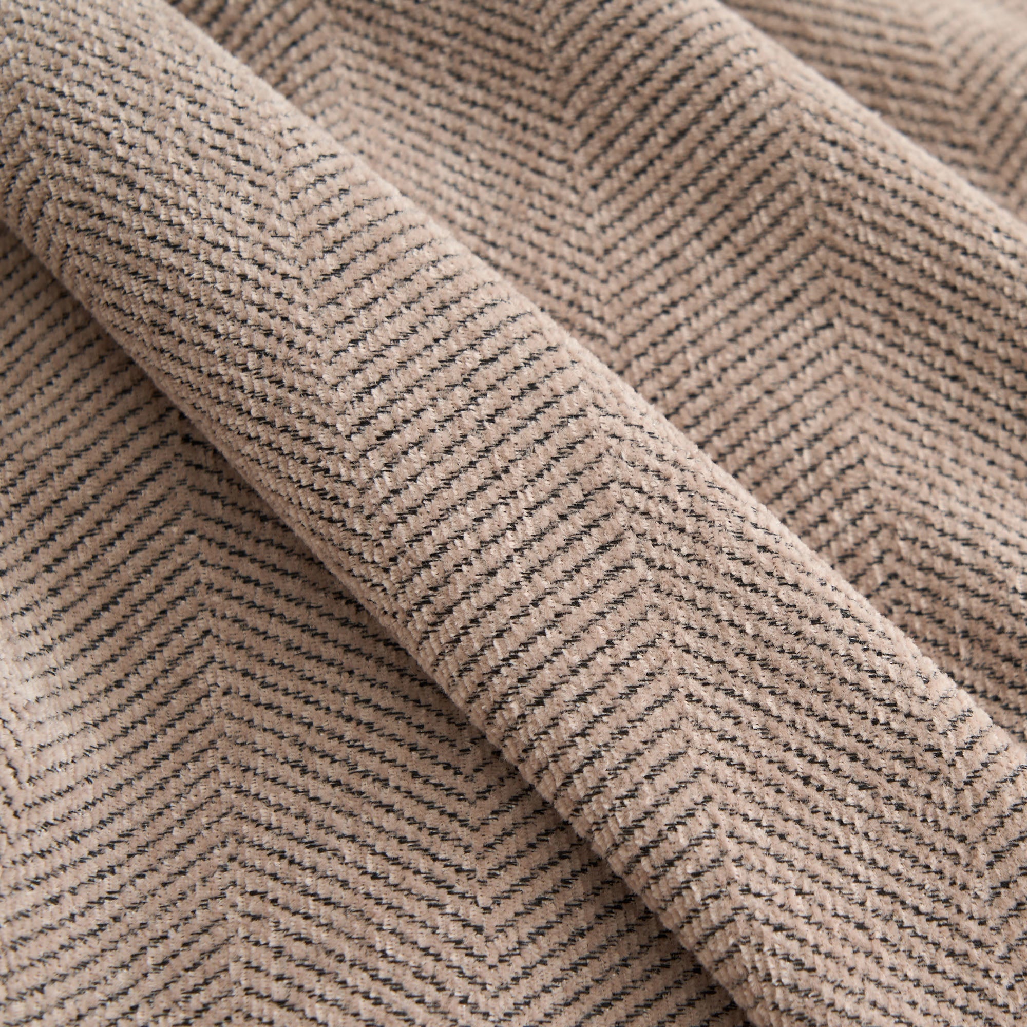Herringbone Sofa Throw – Textured Cotton Couch Cover Slipcover Living Room Bedroom Furniture Protector