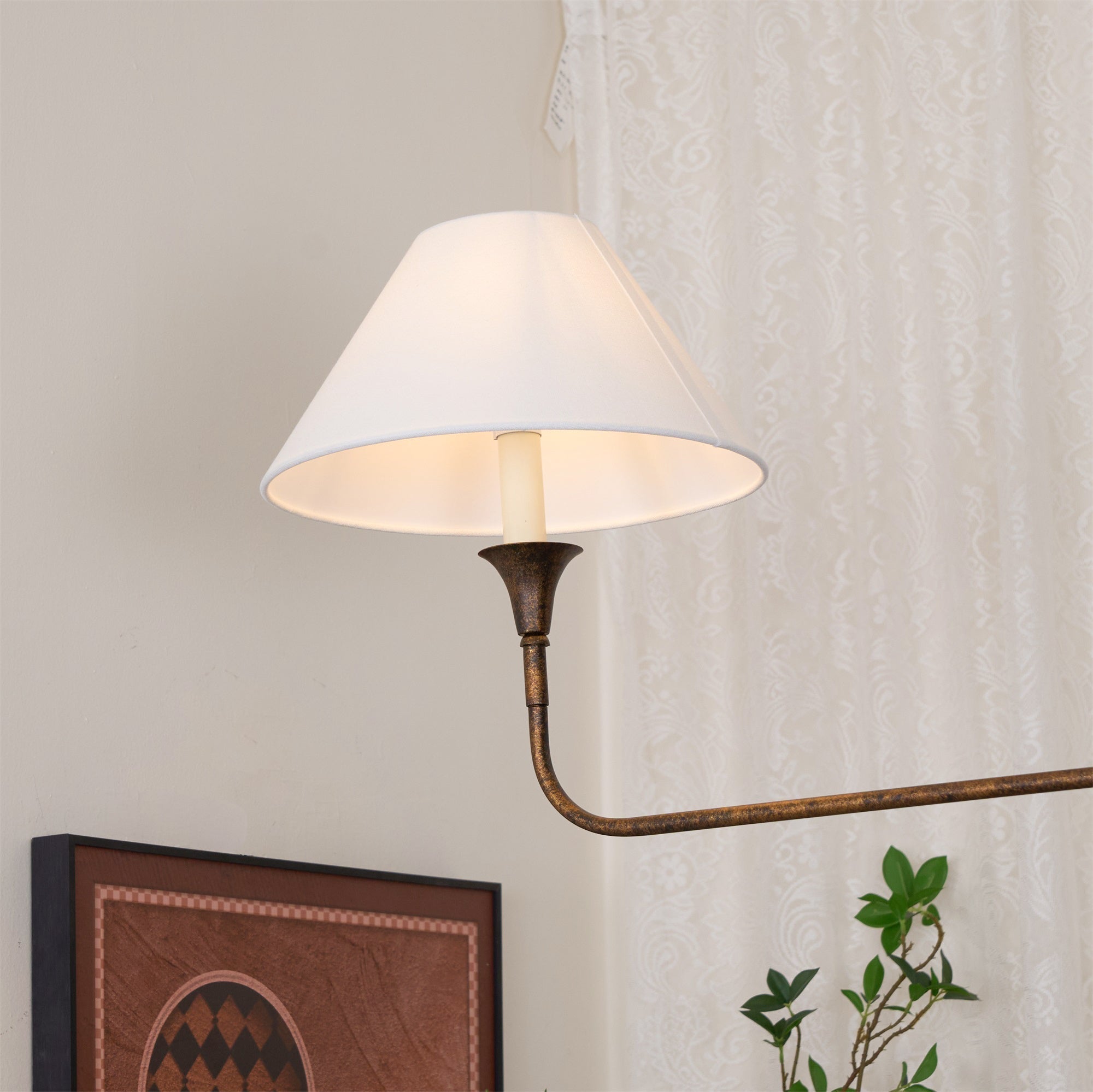 Grande Linear Chandelier - Classic Brass Multi-Arm Dining Pendant Light