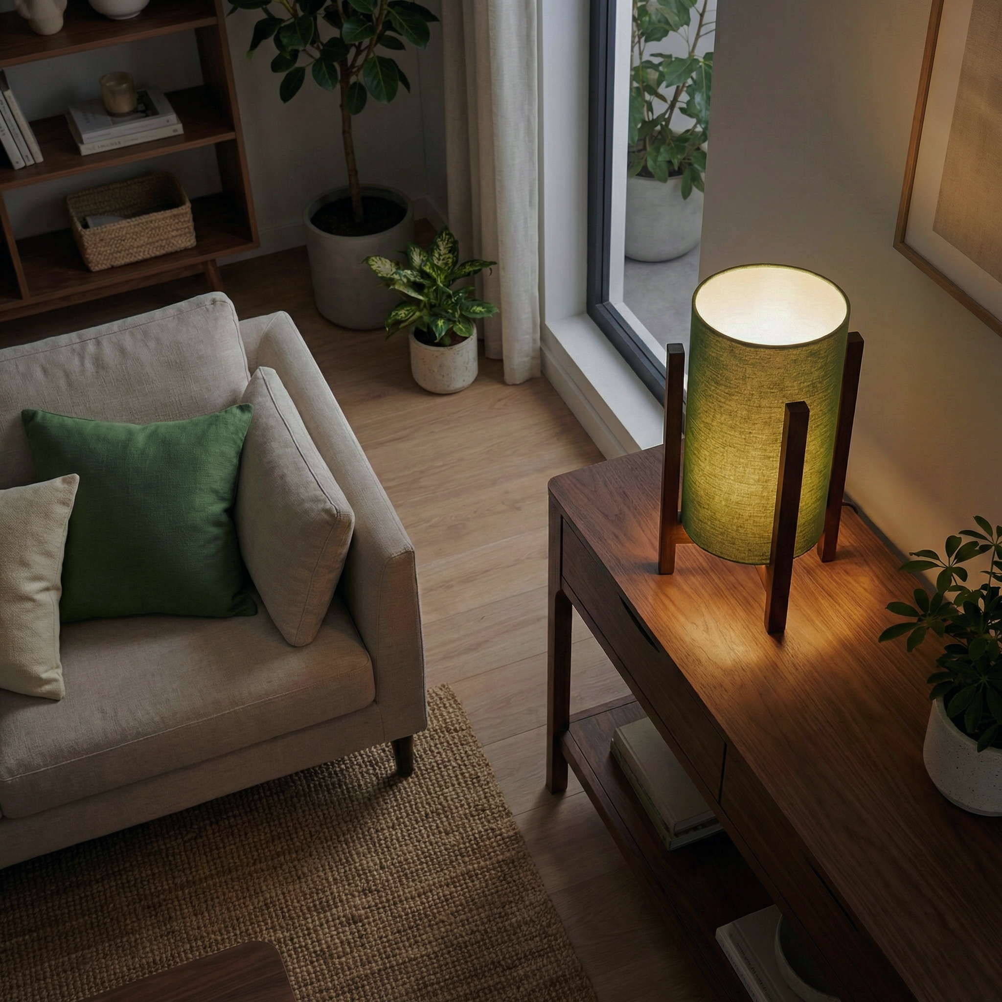 Steady Stable Table Lamp – LED Ambient Diffusion Soft Radiance Relaxation Lamp