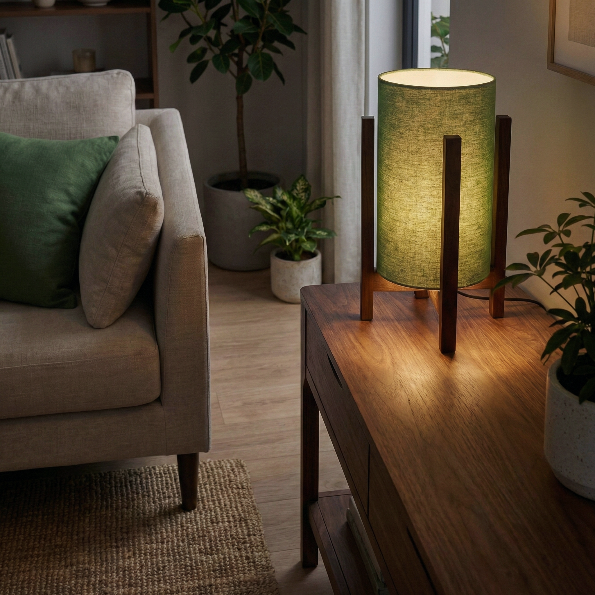 Steady Stable Table Lamp – LED Ambient Diffusion Soft Radiance Relaxation Lamp