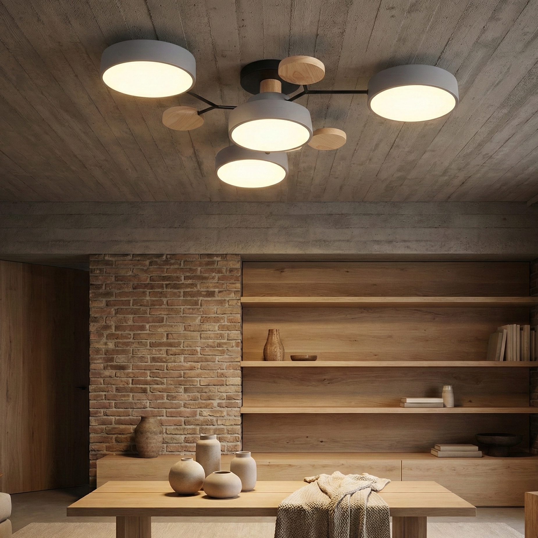 Verdant Canopy Ceiling Light – LED Ceiling Light Nordic Modern Living Room Decor