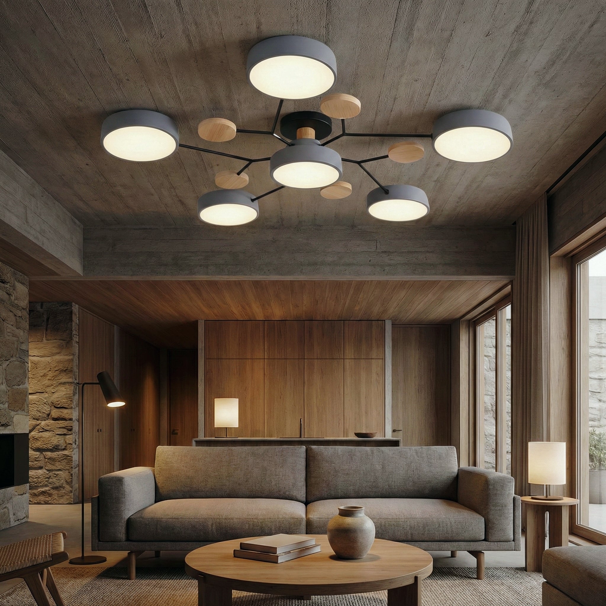 Verdant Canopy Ceiling Light – LED Ceiling Light Nordic Modern Living Room Decor