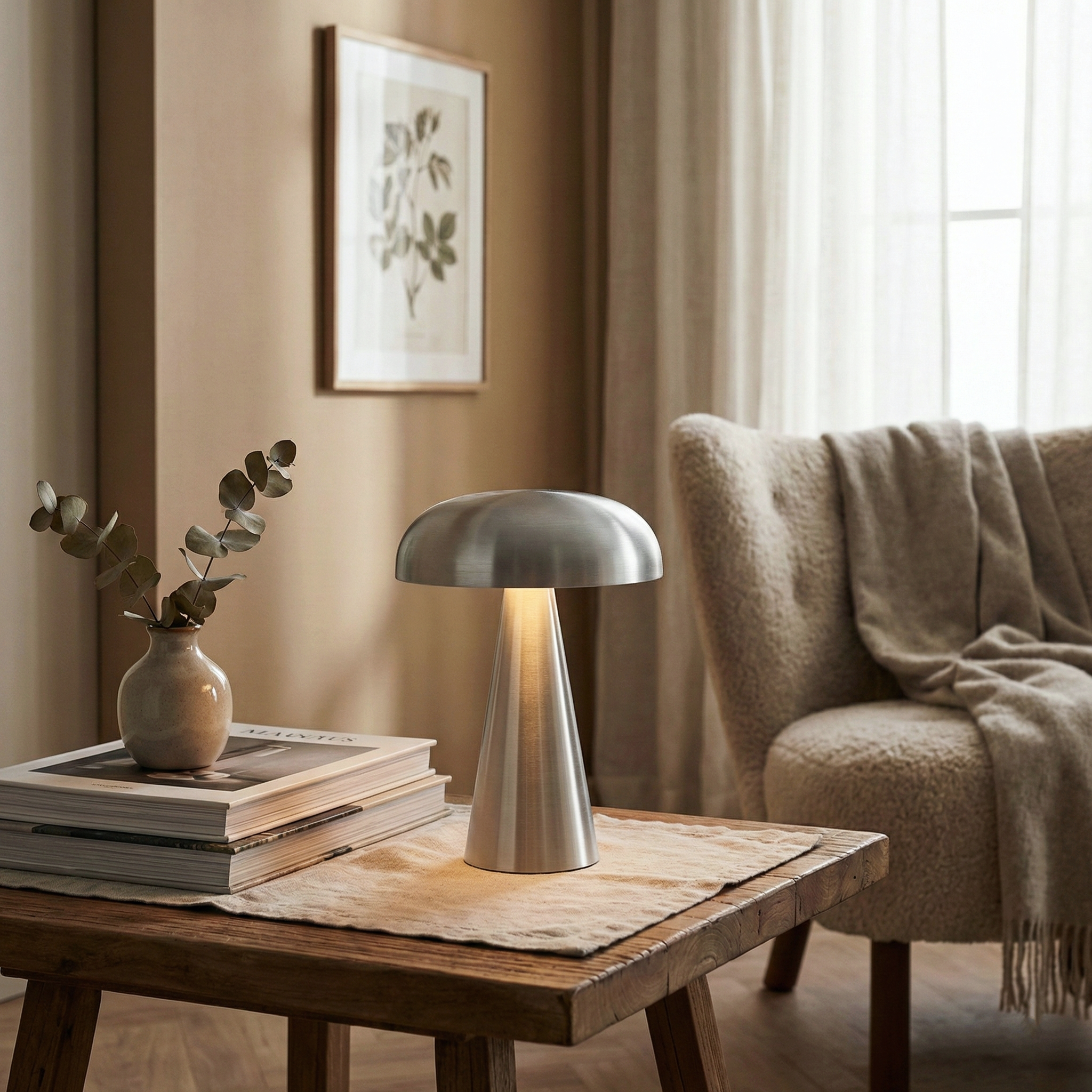 Dazzle Keo Table Lamp – LED Table Lamp In Matte Finishes Modern Interiors Ambient Glow