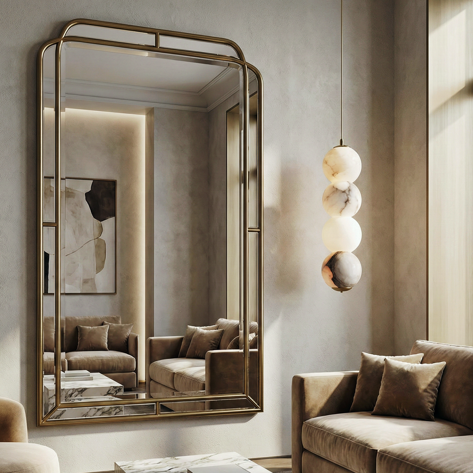 Smoor Alabaster Pendant Light – LED Alabaster Diffused Ambience Pendant