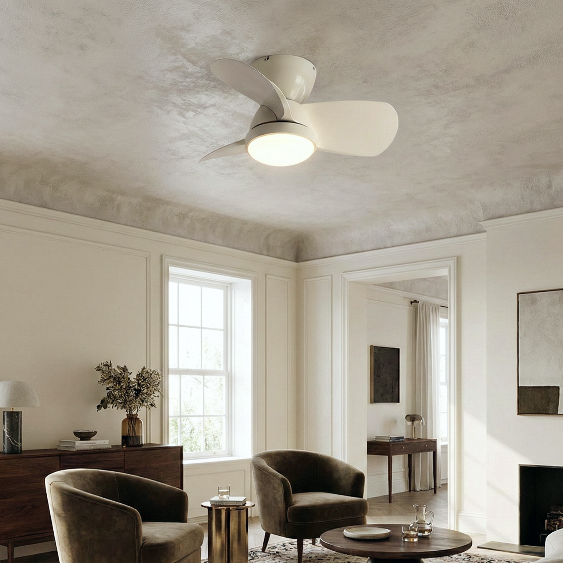 Ruse Pond Ceiling Fan Light – LED Ceiling Fan Light