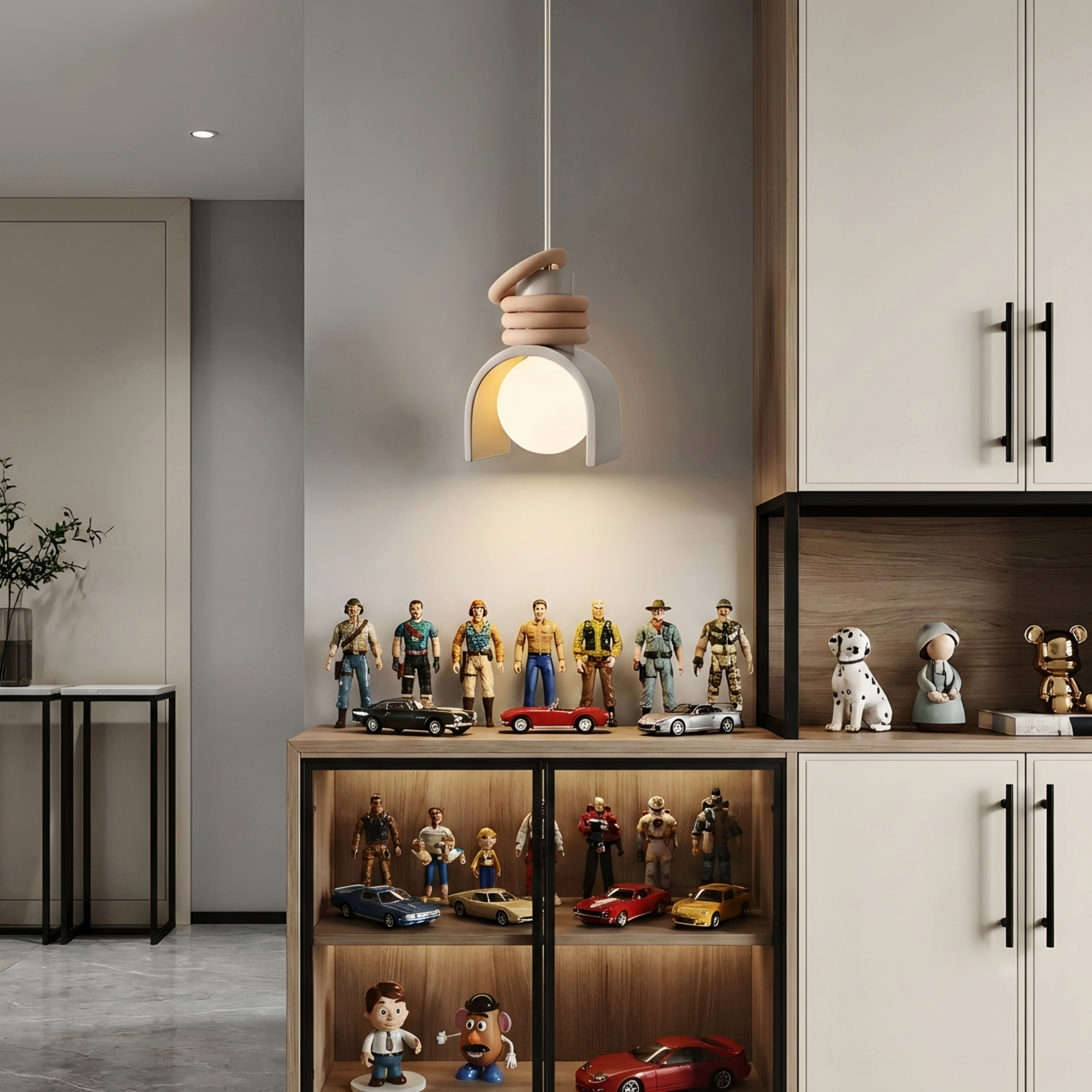 Arlo Arch Pendant Light – Modern Scandinavian Dome Kitchen Island Hanging Fixture