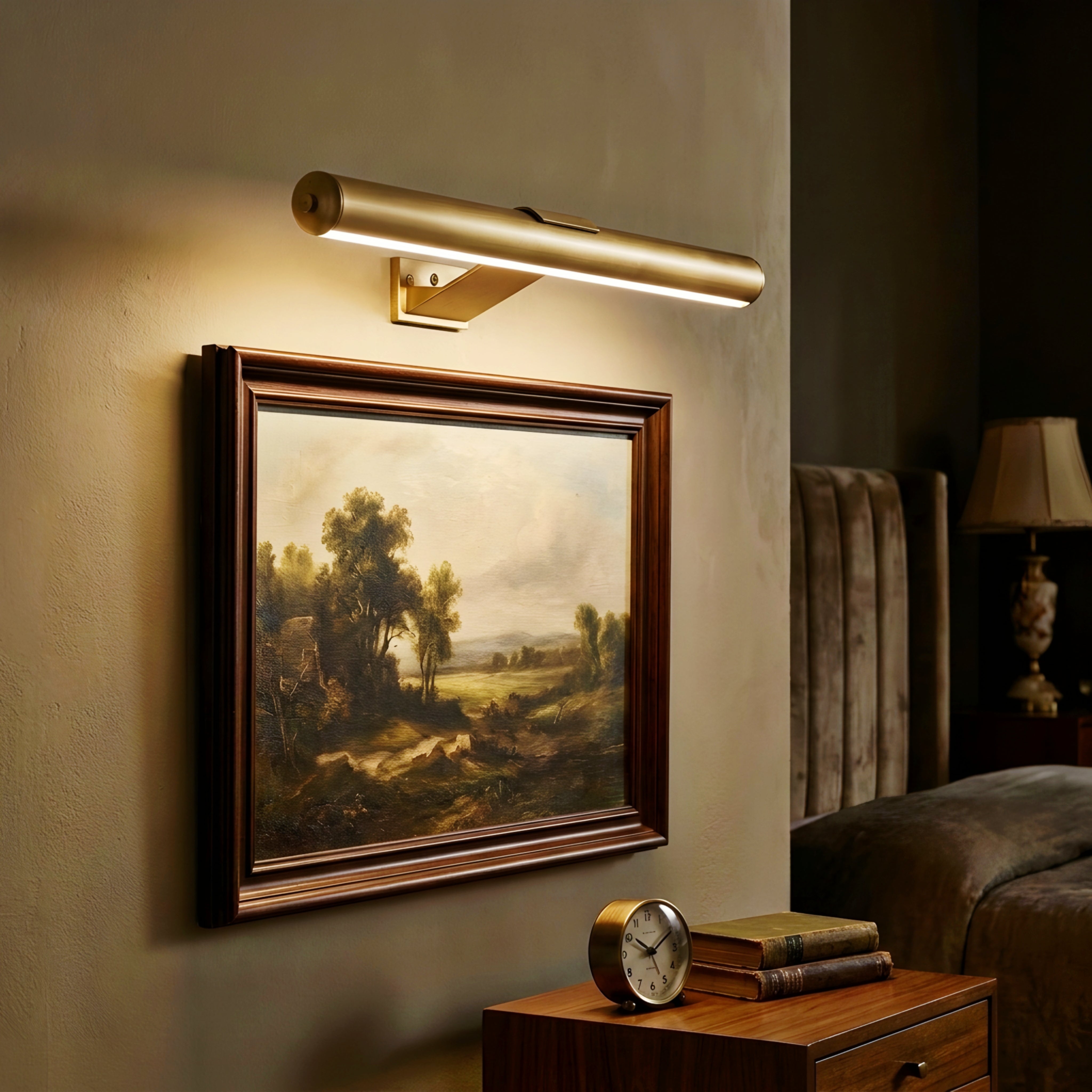 Galerie Cordless Picture Light – Rechargeable LED Wall Art Lighting Fixture