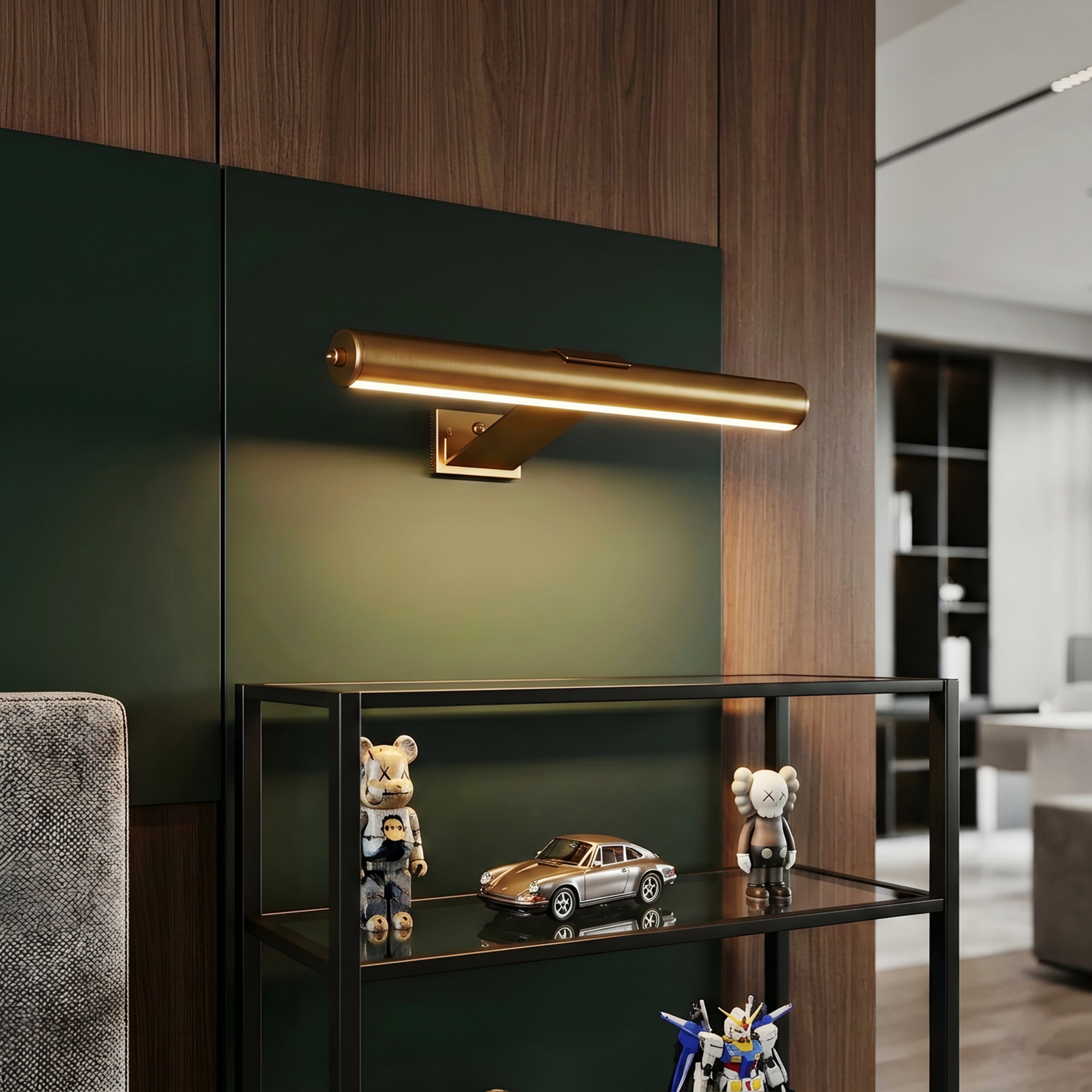 Galerie Cordless Picture Light – Rechargeable LED Wall Art Lighting Fixture