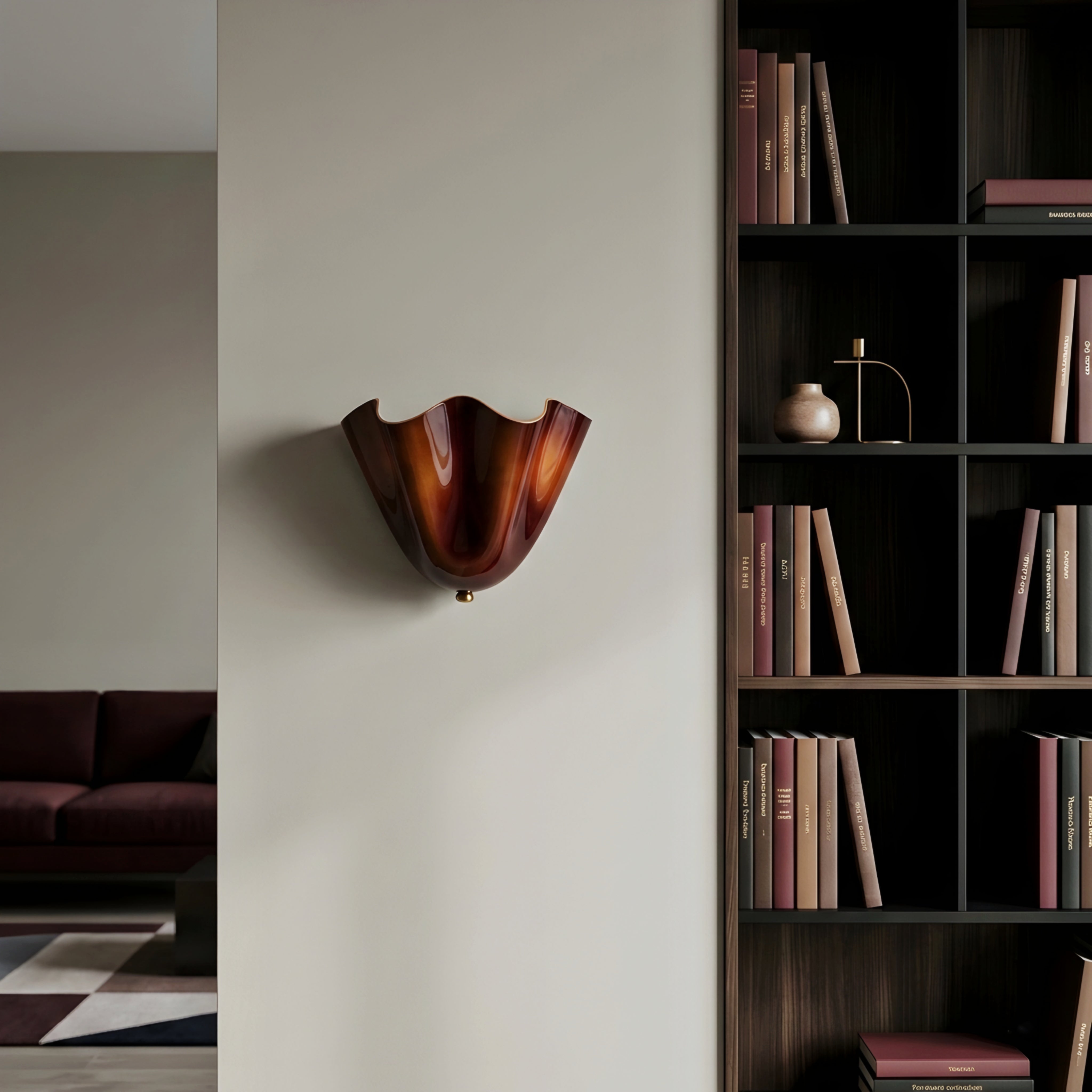 Petal Glow Opal Glass Wall Sconce – Soft Modern Ambient Wall Lamp Fixture