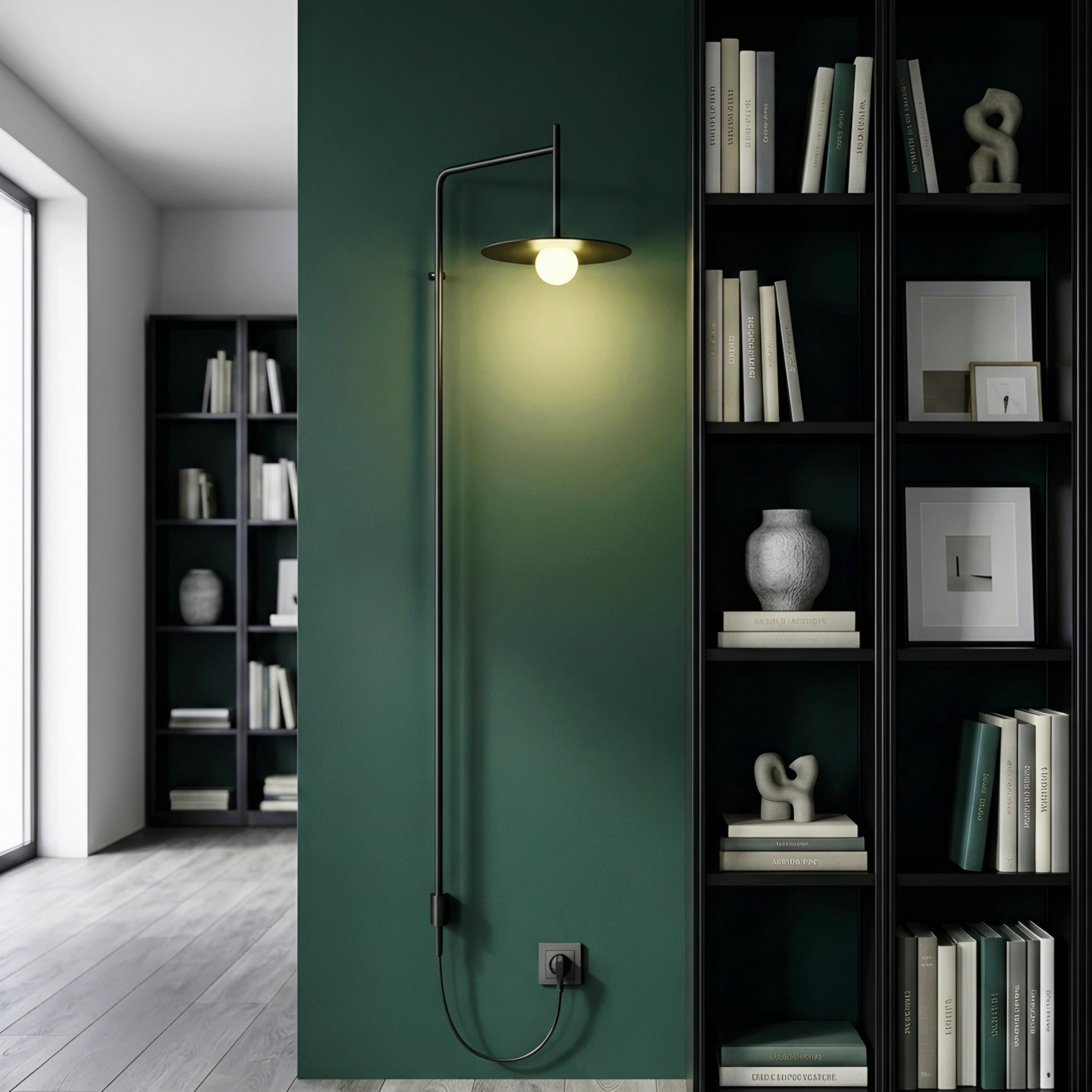 Tempo Reach Wall Sconce – Minimalist Long Arm Wall Lighting Fixture