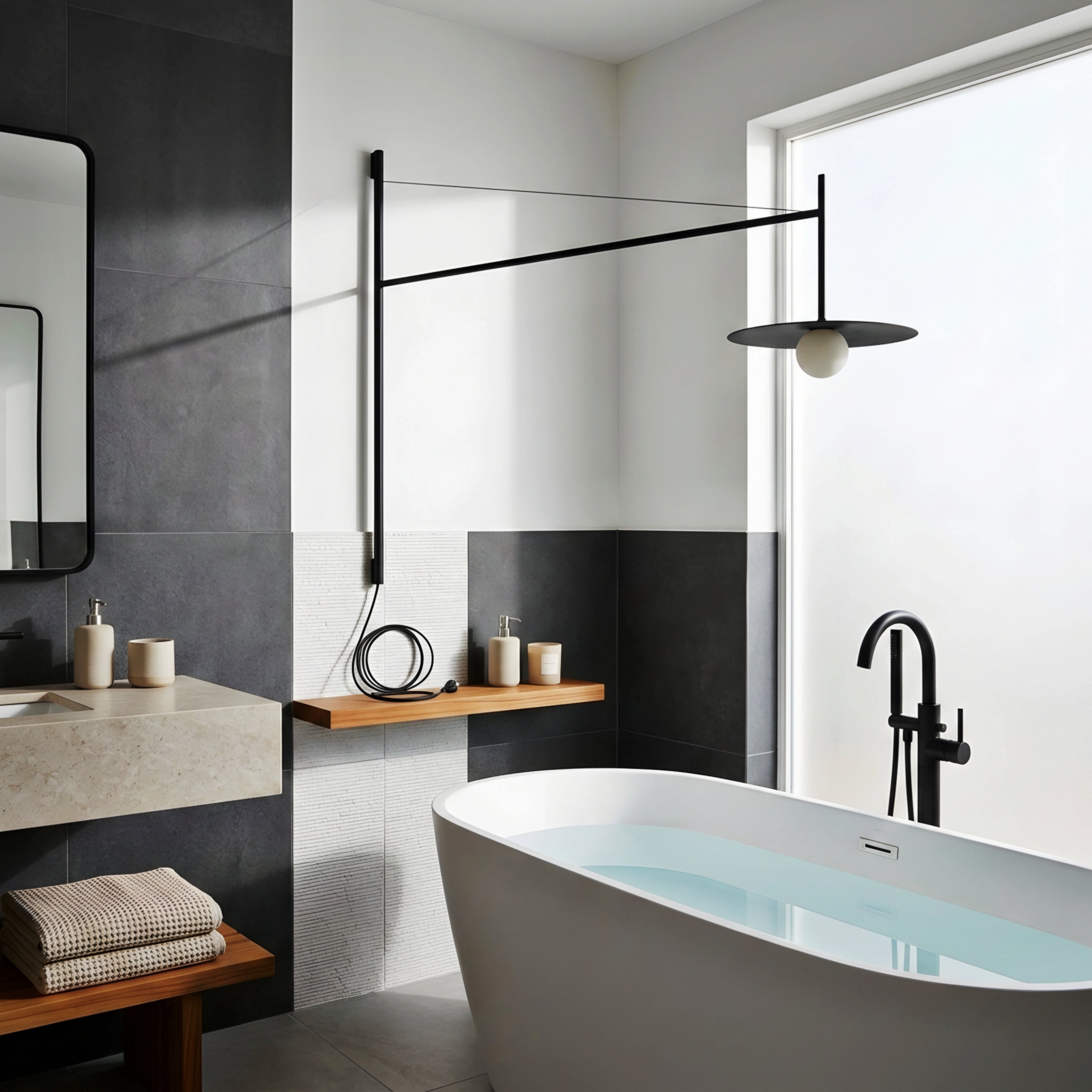 Tempo Reach Wall Sconce – Minimalist Long Arm Wall Lighting Fixture