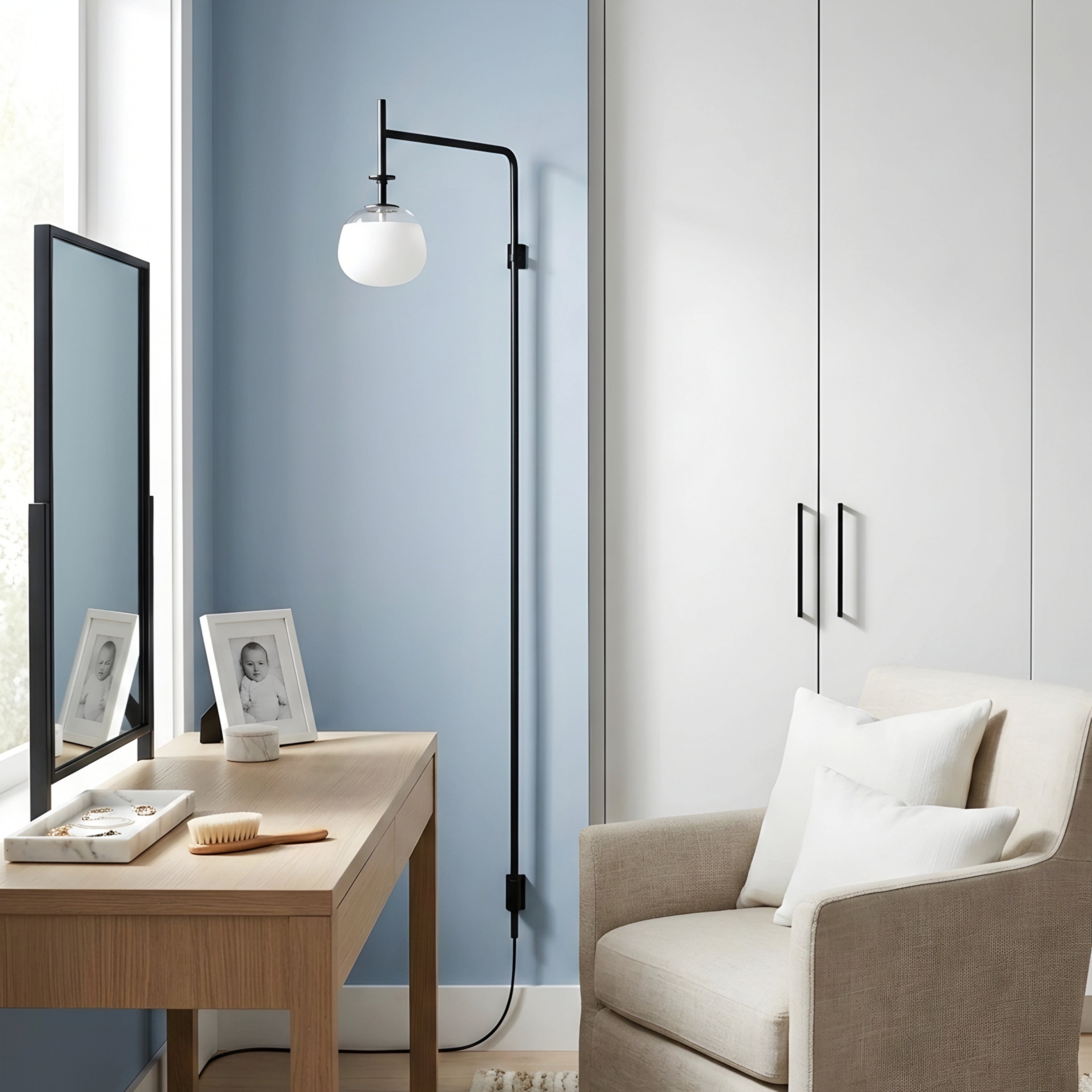 Tempo Reach Wall Sconce – Minimalist Long Arm Wall Lighting Fixture