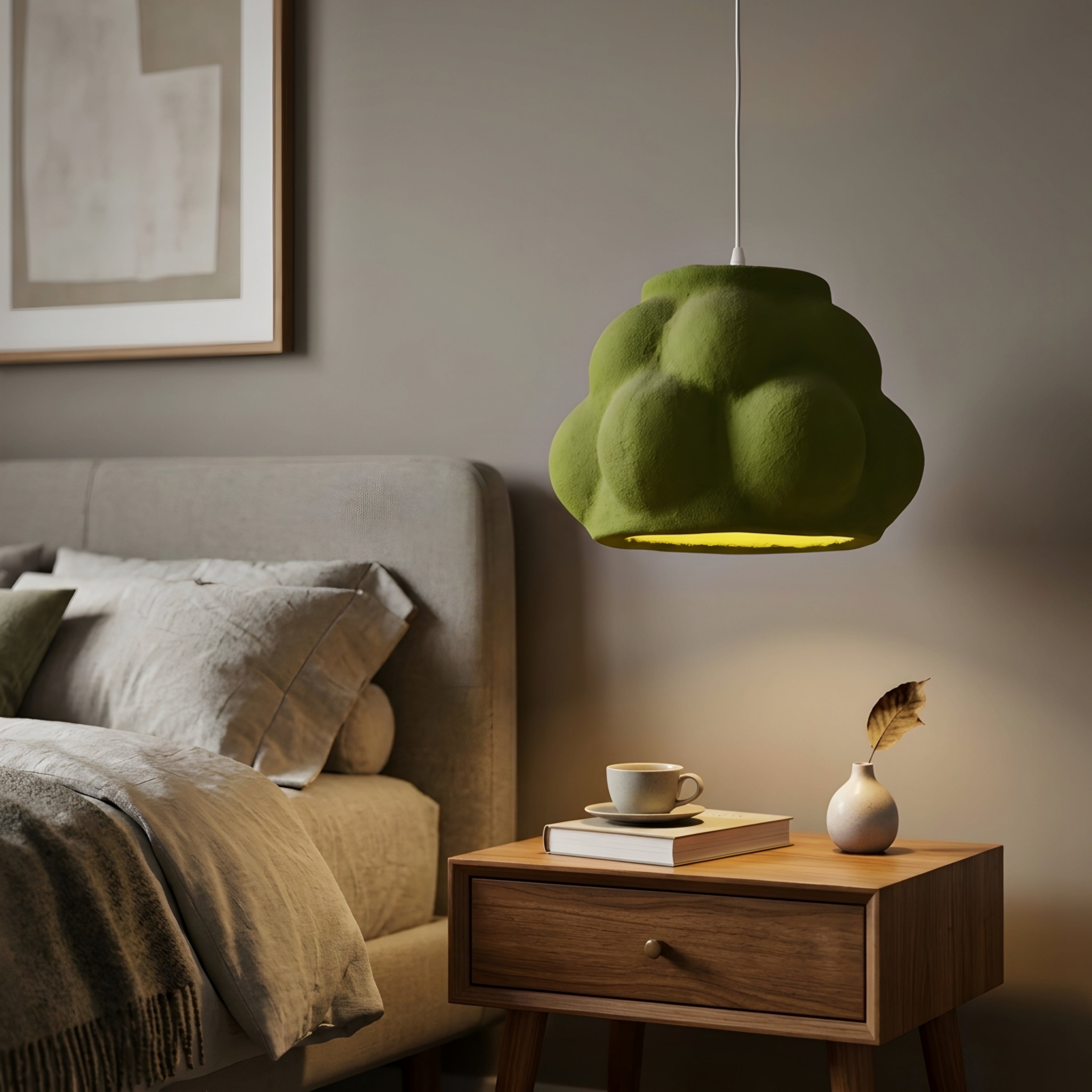 Aureli Cloud Pendant Light – Modern Organic Textured Ceiling Hanging Living Room Ambient Lighting