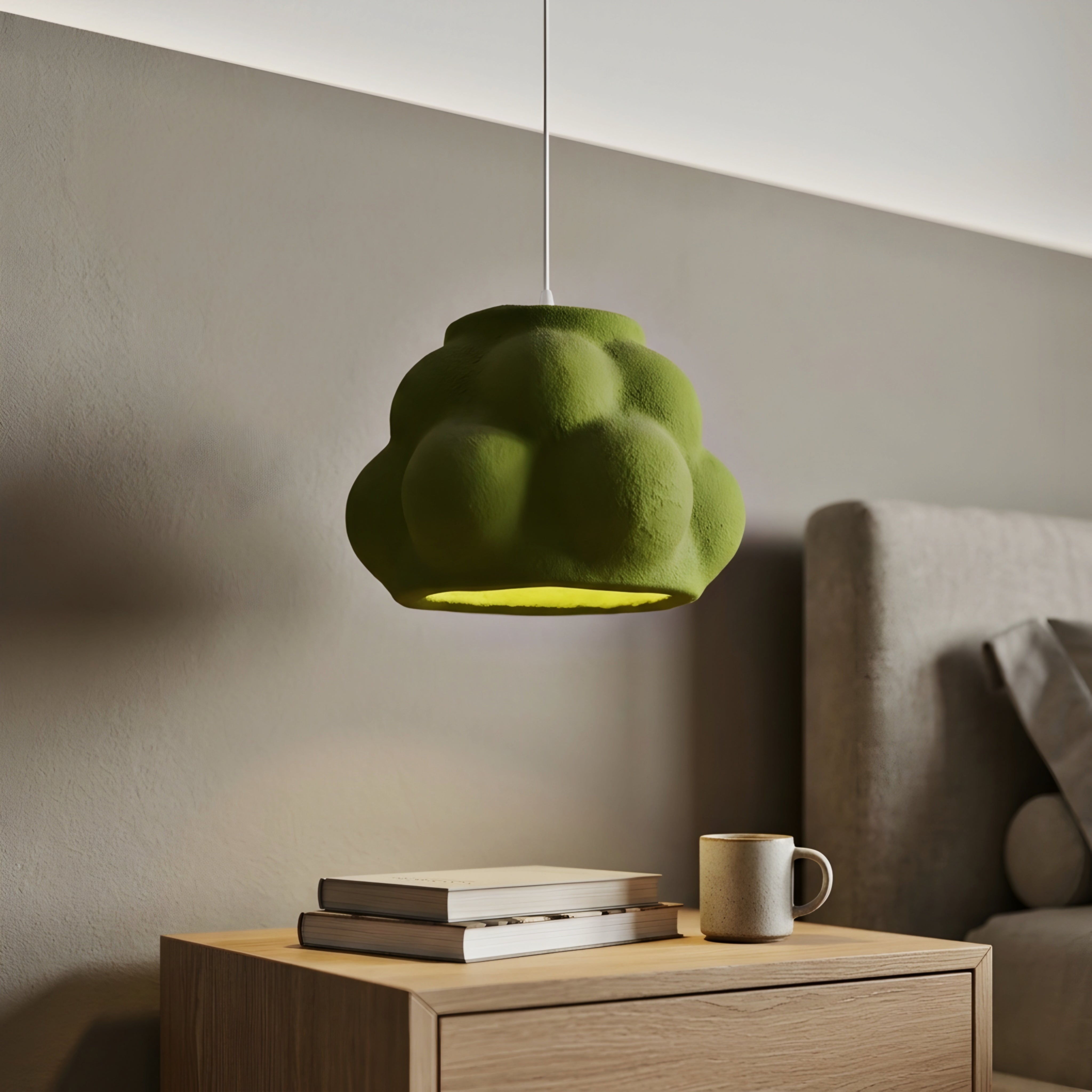 Aureli Cloud Pendant Light – Modern Organic Textured Ceiling Hanging Living Room Ambient Lighting