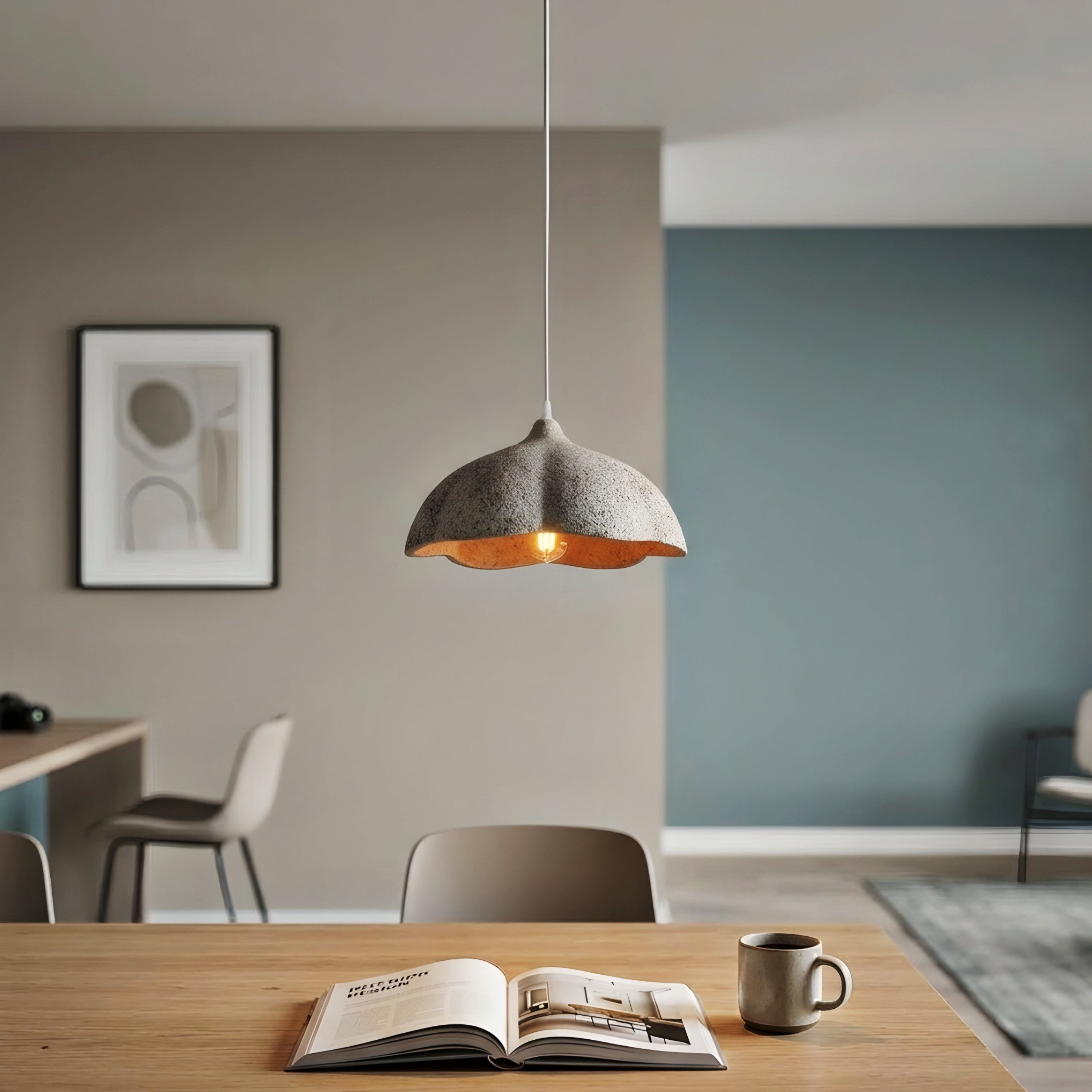 Noctra Industrial Pendant Light – Vintage Black Metal Kitchen Island Dining Hanging Ceiling Lighting