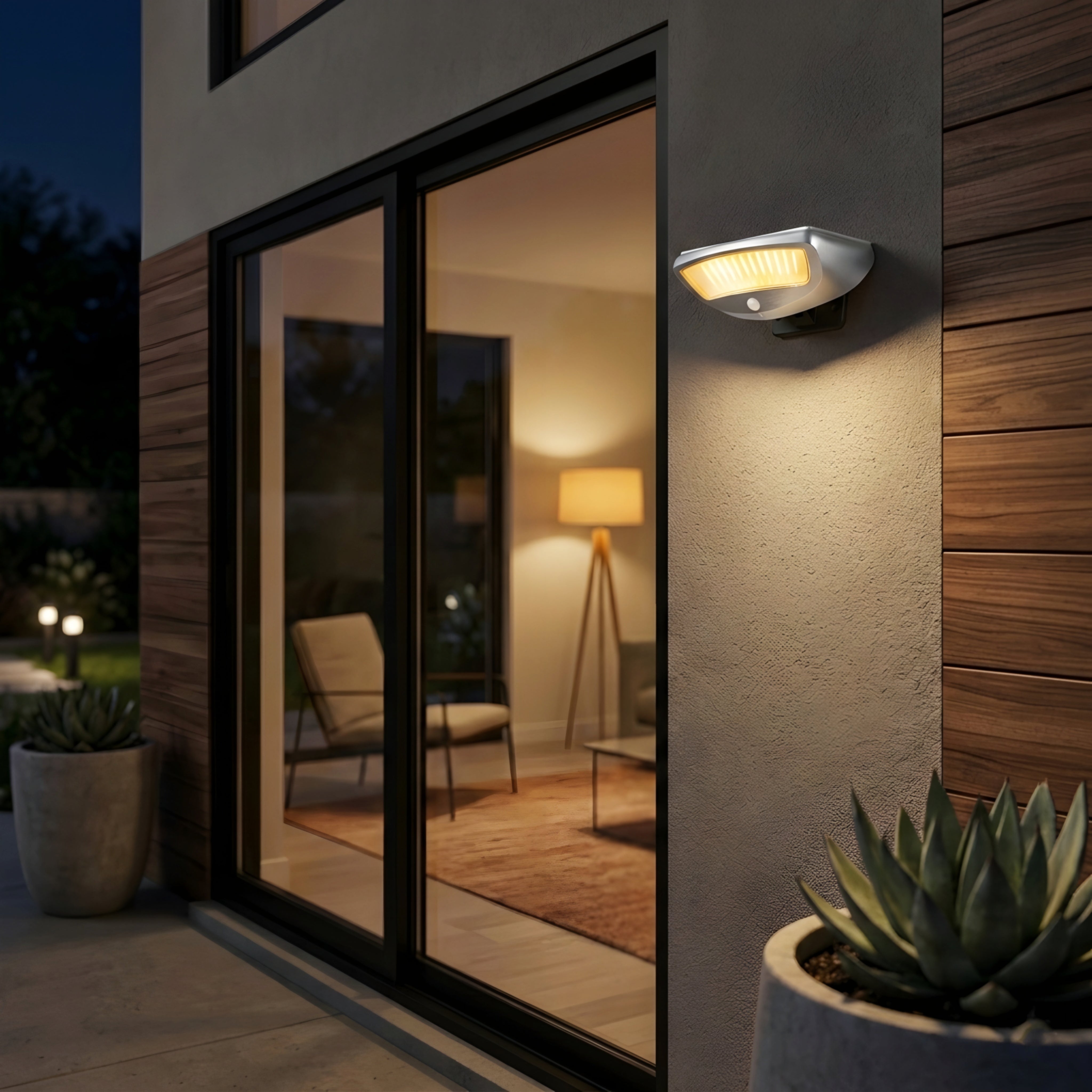 Virex Motion Sensor Wall Light – Outdoor LED Waterproof Security Porch Garage Exterior Lighting Fixture