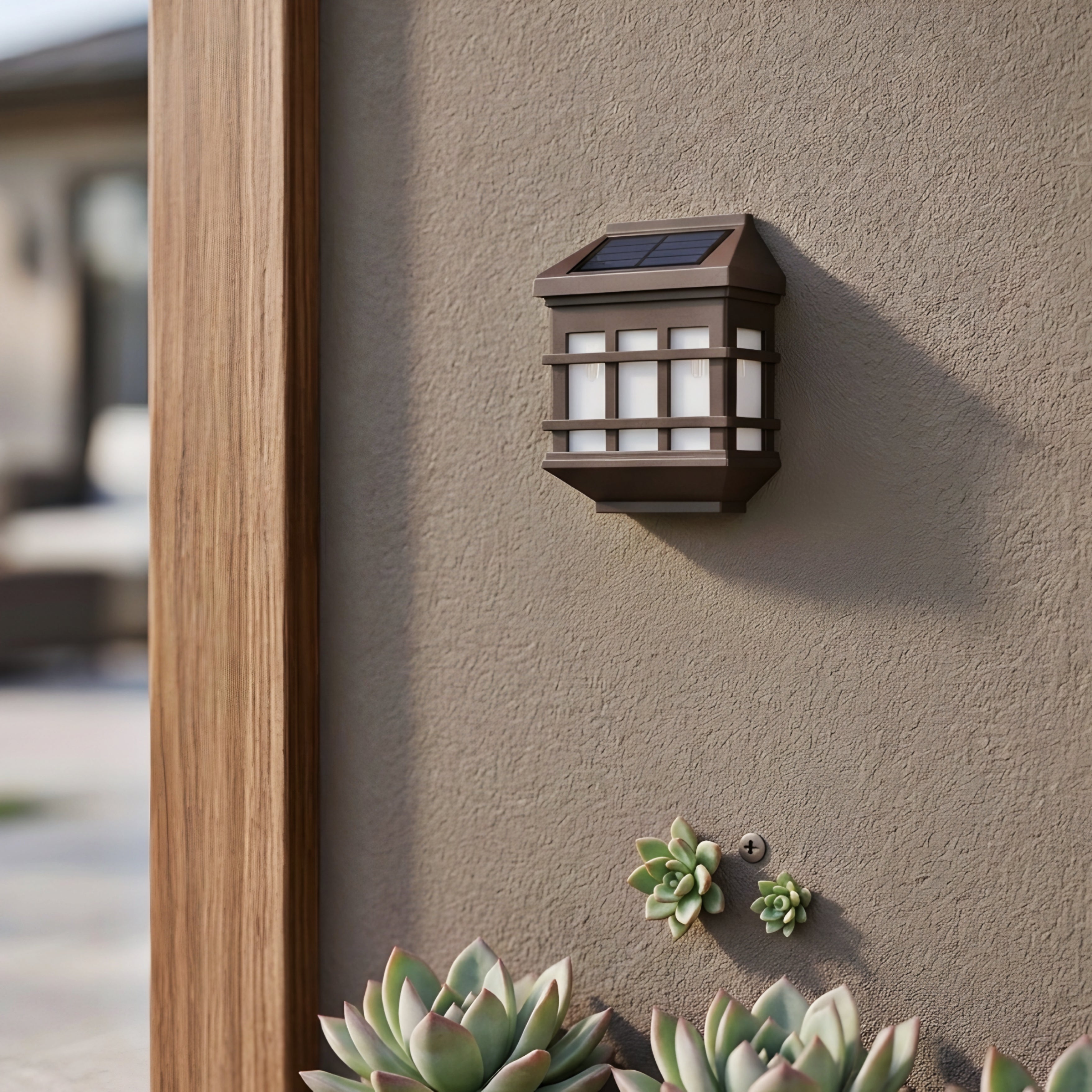 Torven Outdoor Wall Lantern – Modern Farmhouse LED Porch Entryway Waterproof Exterior Sconce Lighting